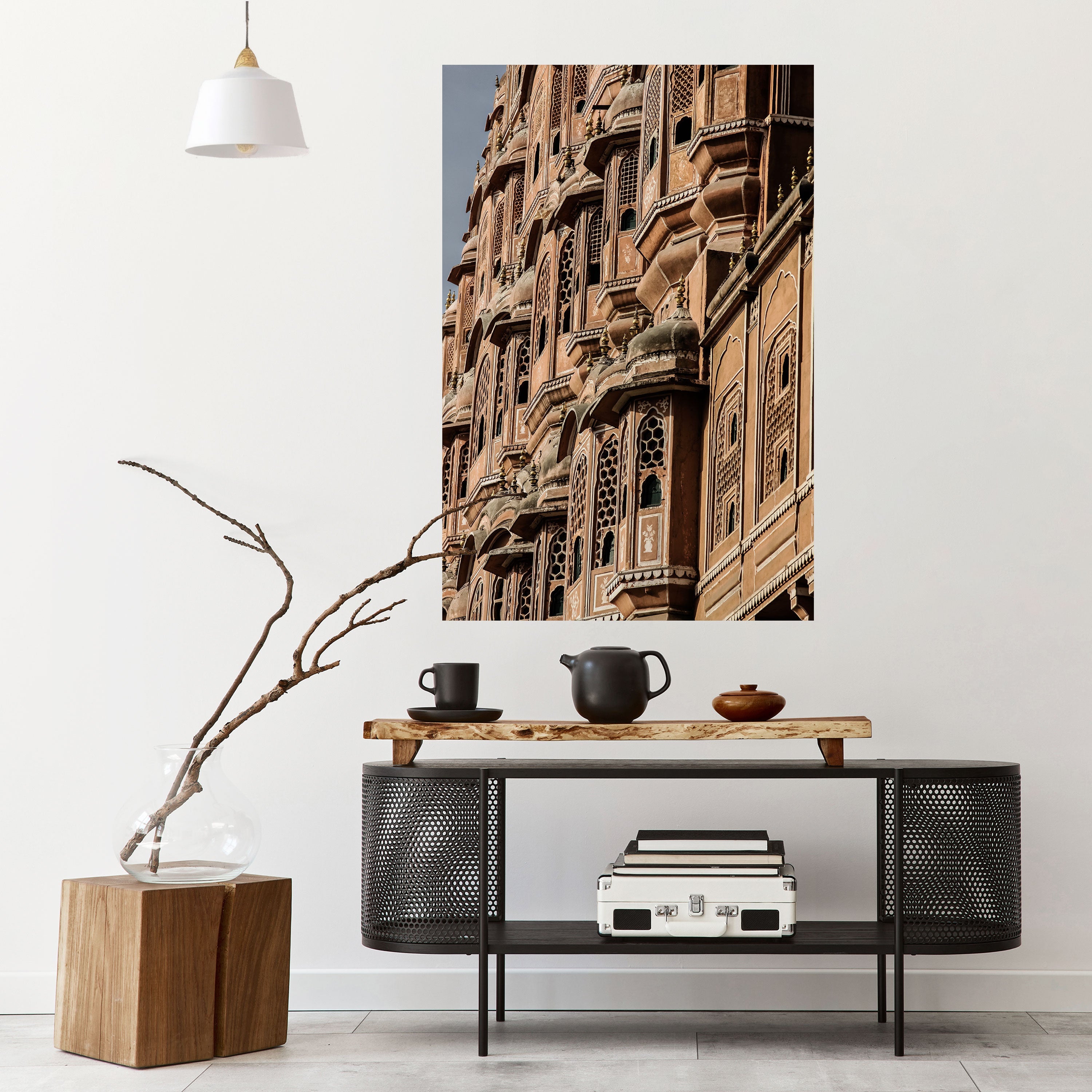 Affiche verticale autocollante « FAÇADE MAJESTUEUSE »