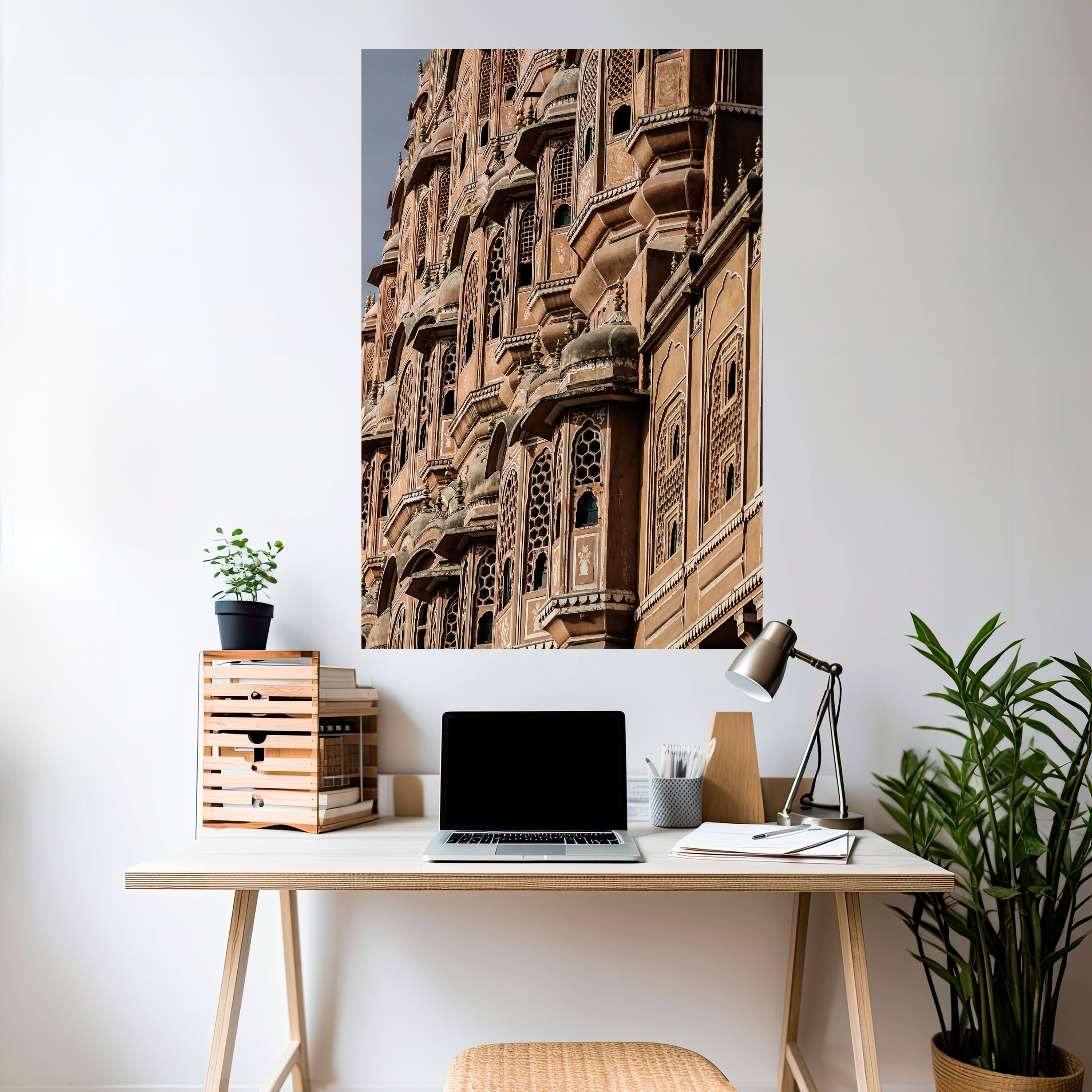 Affiche verticale autocollante « FAÇADE MAJESTUEUSE »