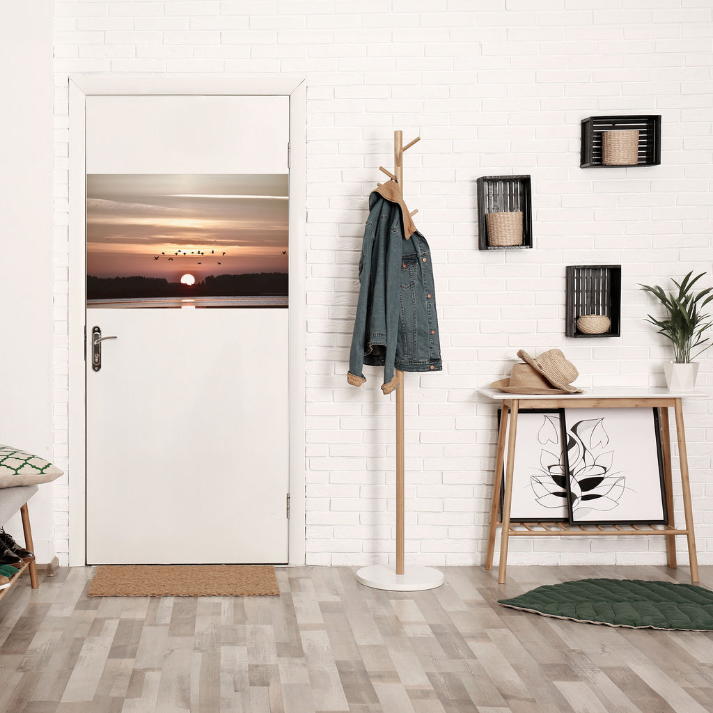 Affiche horizontale autocollante SUNSET FLIGHT SYMPHONY