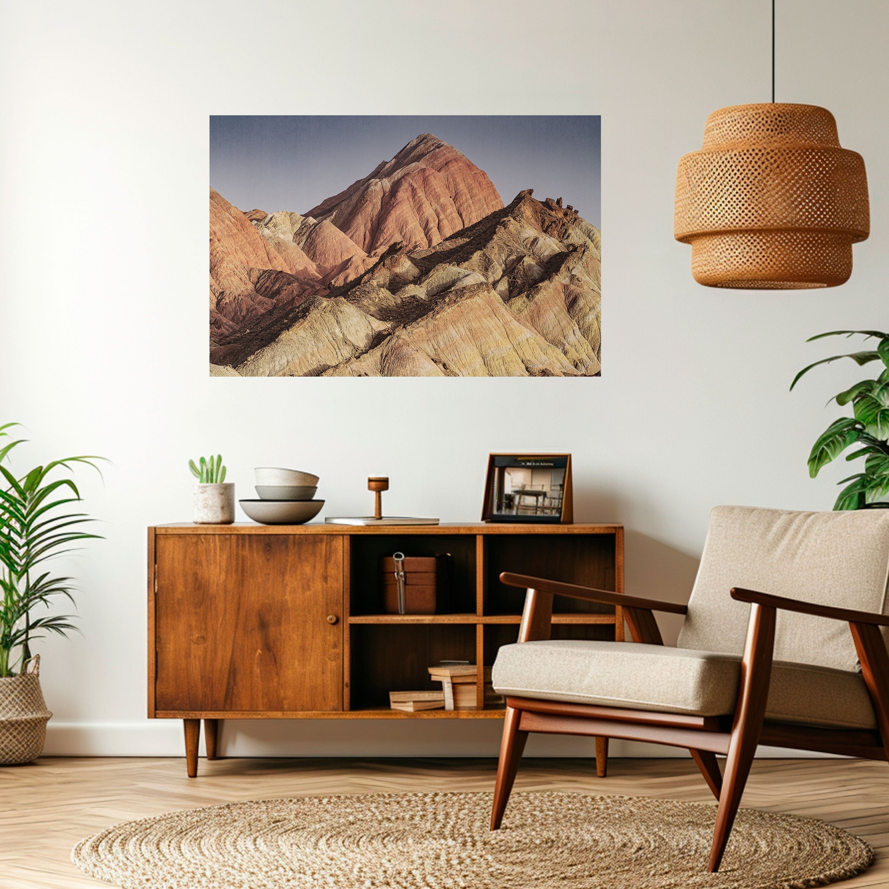 Affiche horizontale autocollante PEAKS OF PAINTED DREAMS