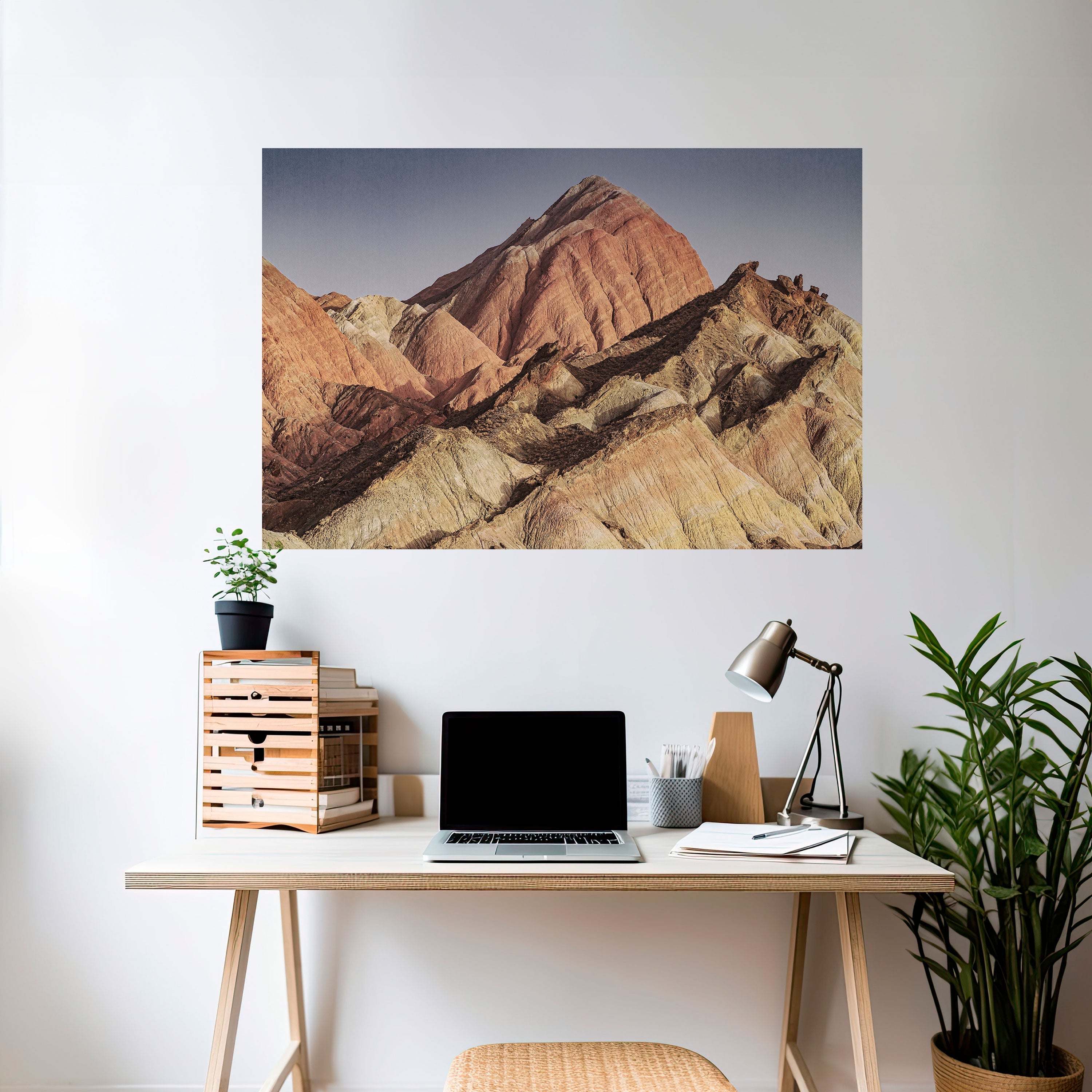 Affiche horizontale autocollante PEAKS OF PAINTED DREAMS