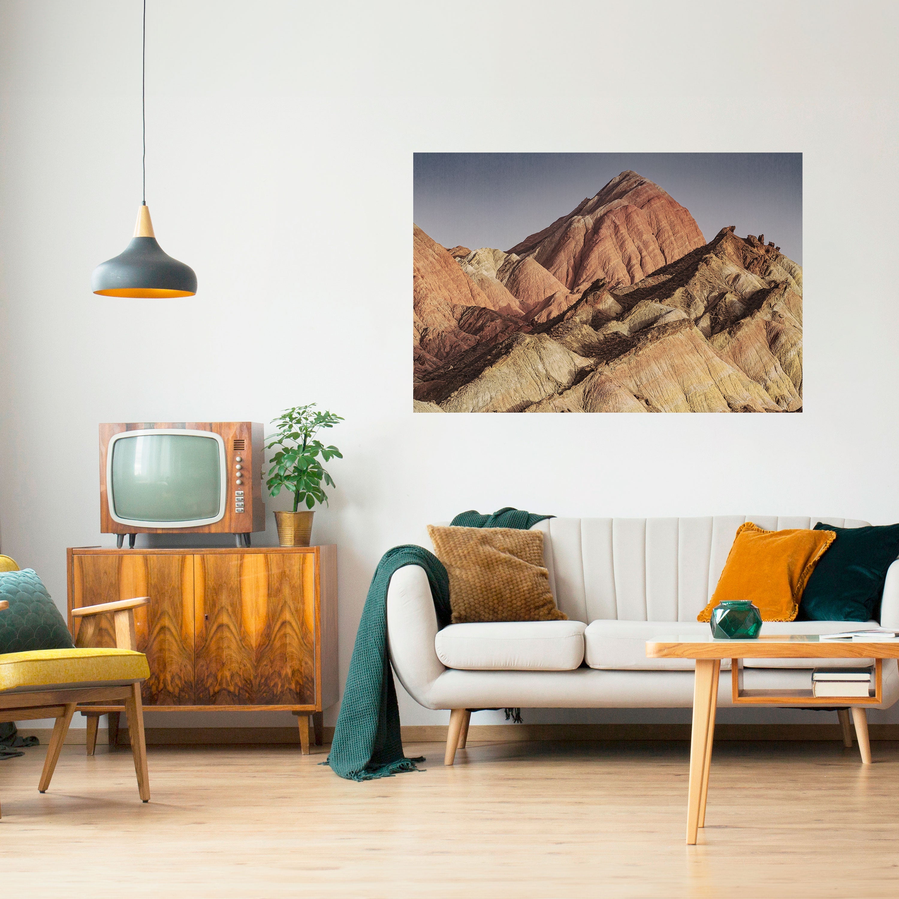 Affiche horizontale autocollante PEAKS OF PAINTED DREAMS