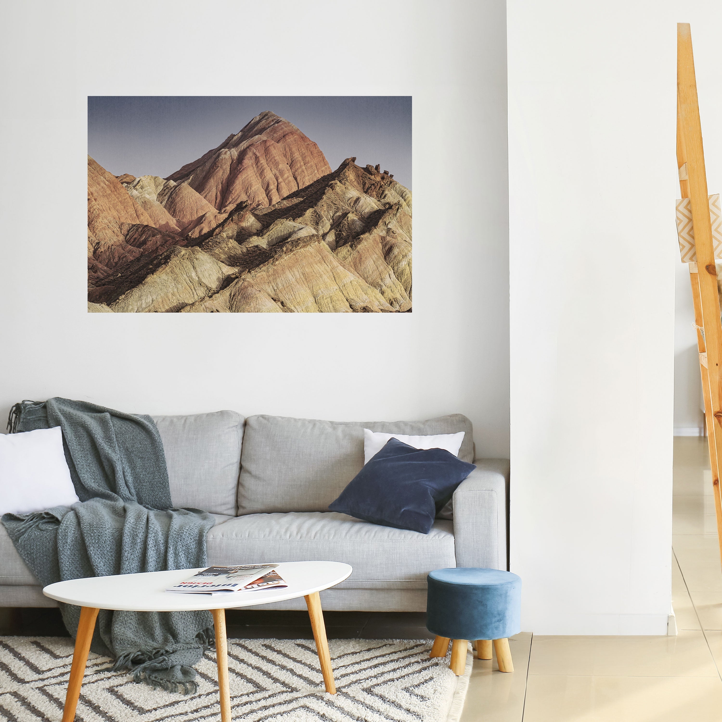 Affiche horizontale autocollante PEAKS OF PAINTED DREAMS