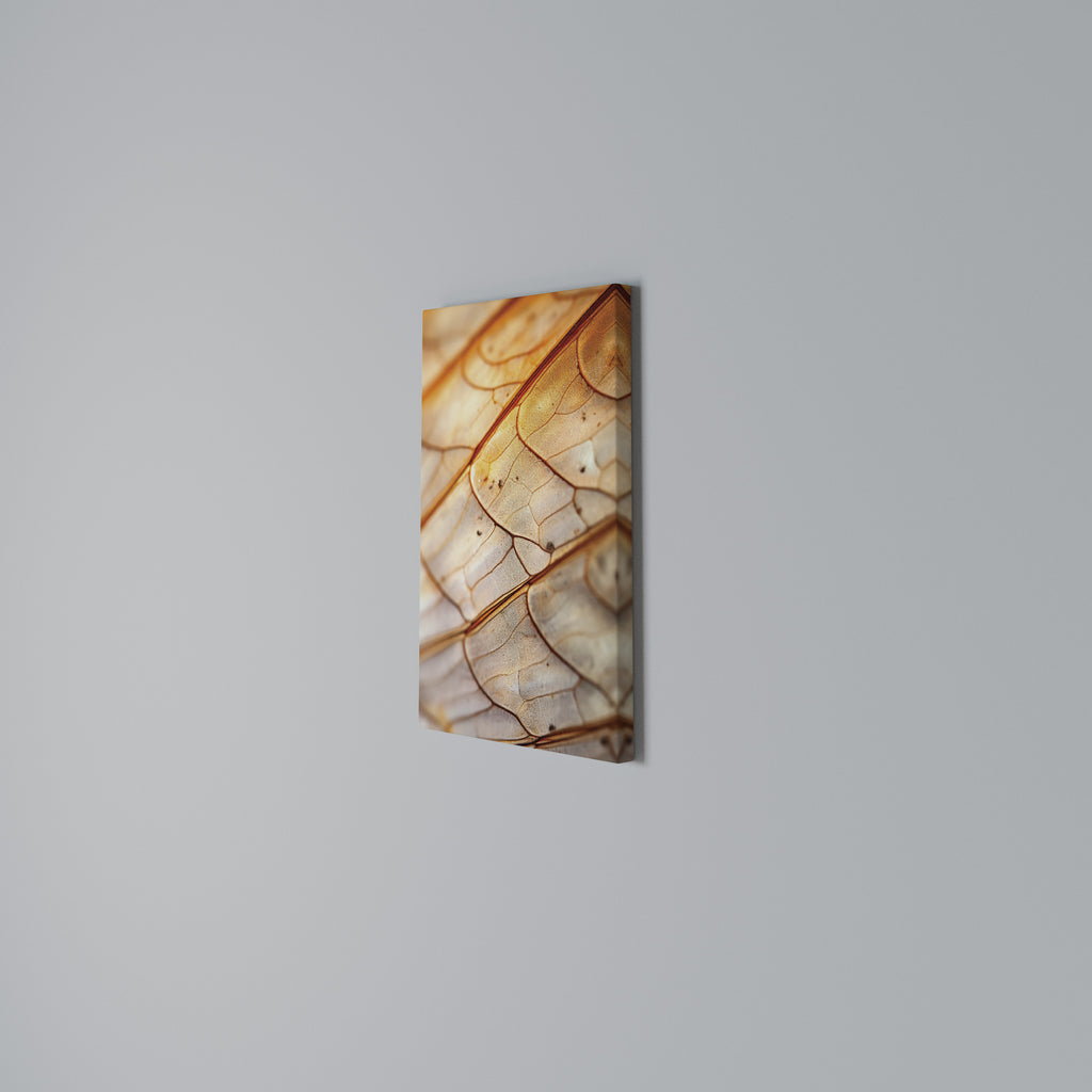 ELEGANT VEINING Vertical Canvas Print