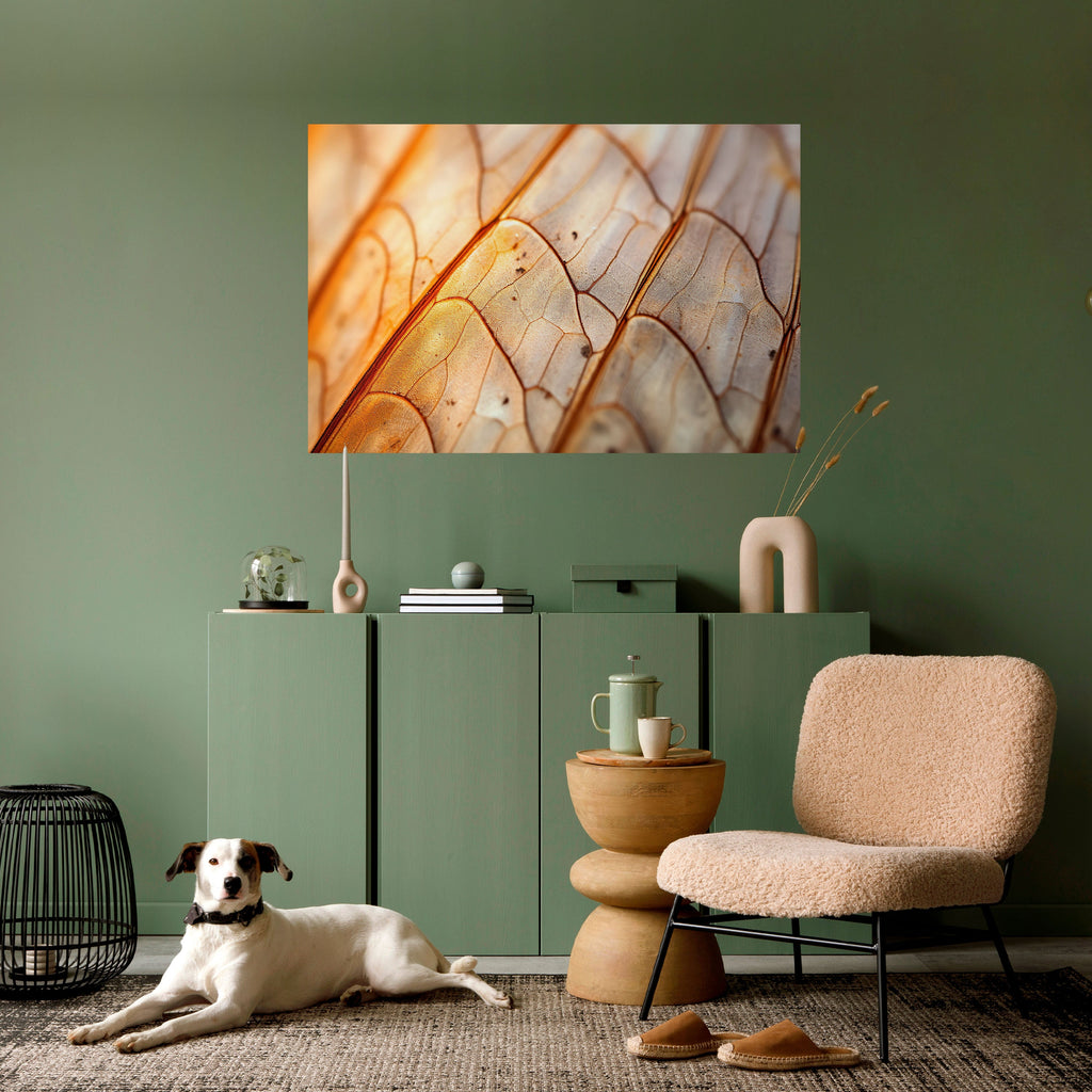 Affiche horizontale autocollante « VEINING ÉLÉGANT »