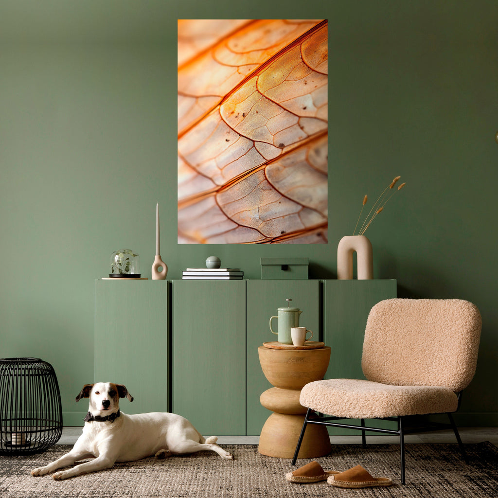 Affiche verticale autocollante « VEINING ÉLÉGANT »