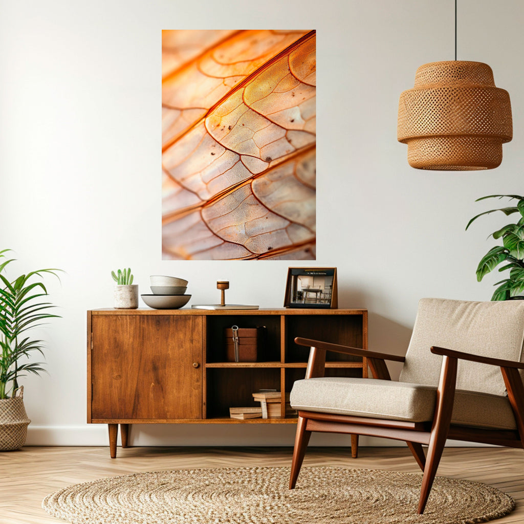 Affiche verticale autocollante « VEINING ÉLÉGANT »