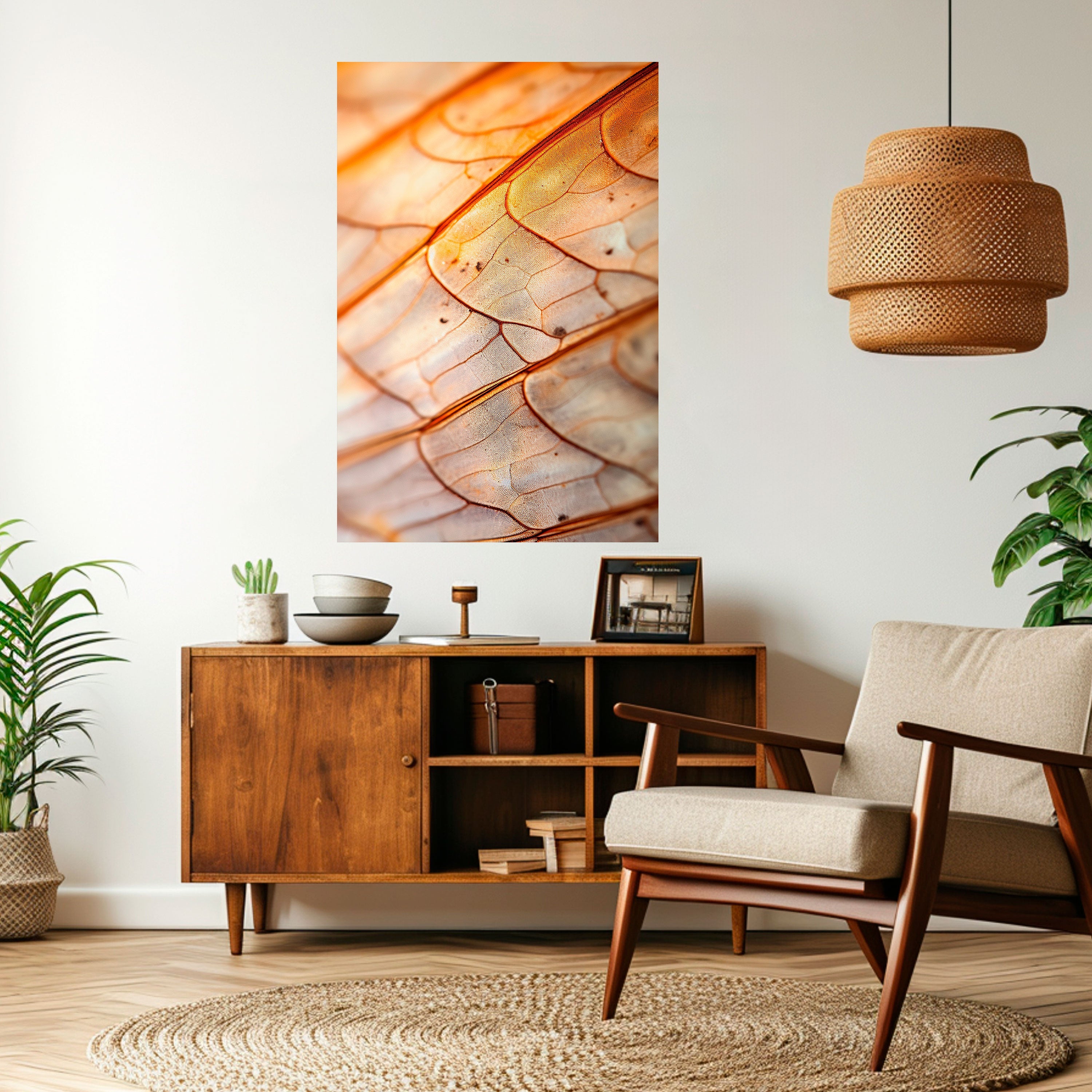 Affiche verticale autocollante « VEINING ÉLÉGANT »