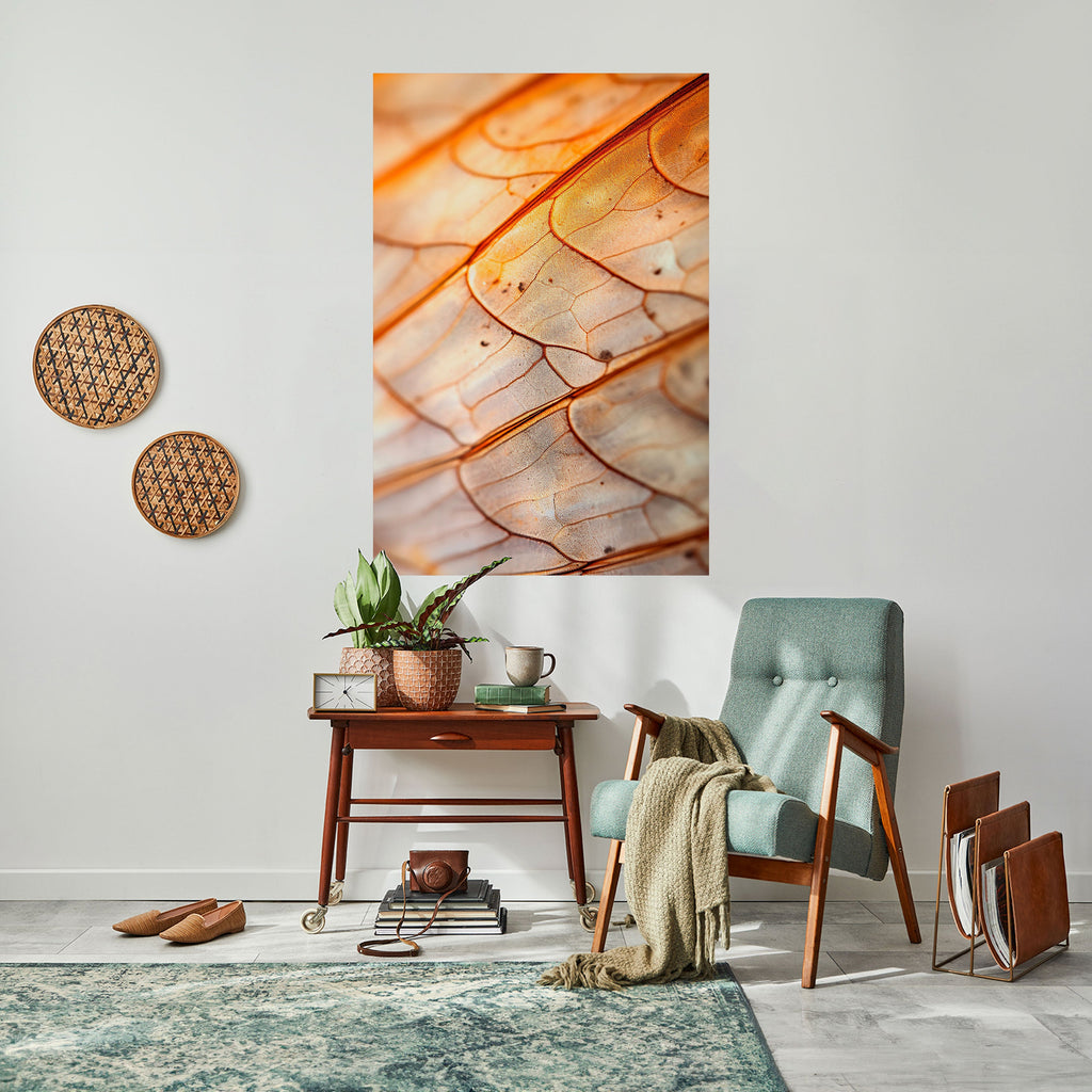 Affiche verticale autocollante « VEINING ÉLÉGANT »