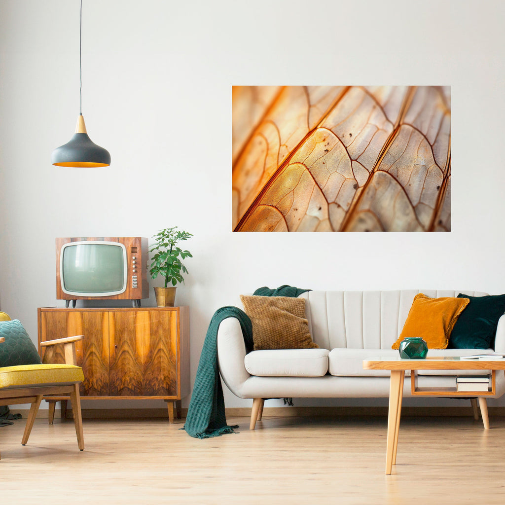 Affiche horizontale autocollante « VEINING ÉLÉGANT »