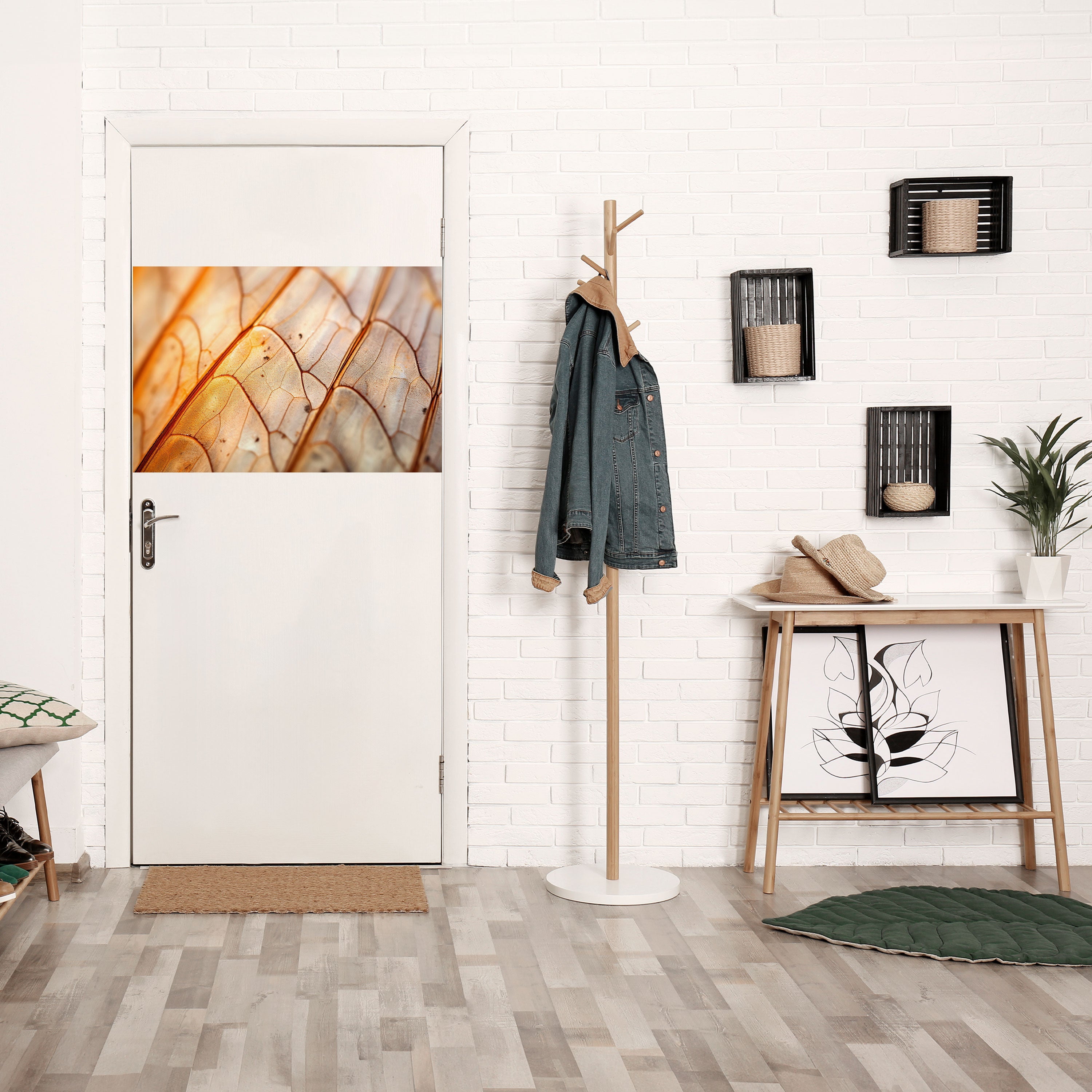 Affiche horizontale autocollante « VEINING ÉLÉGANT »