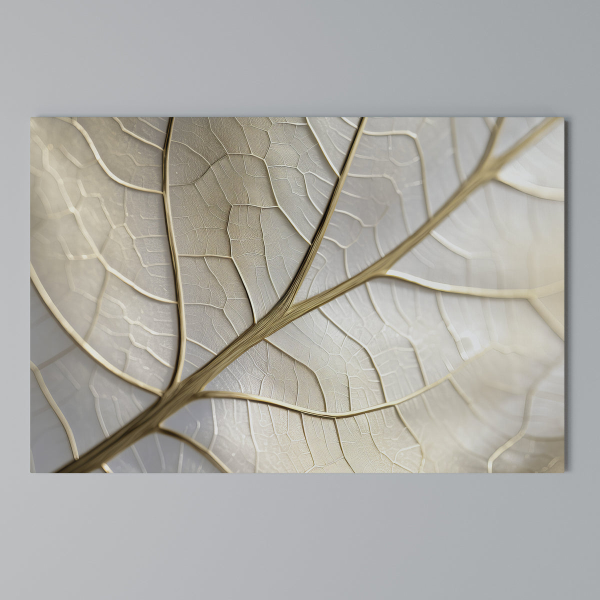 GOLDEN LEAF WHISPERS Horizontal Canvas Print