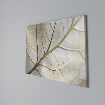 GOLDEN LEAF WHISPERS Horizontal Canvas Print