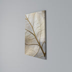 GOLDEN LEAF WHISPERS Vertical Canvas Print