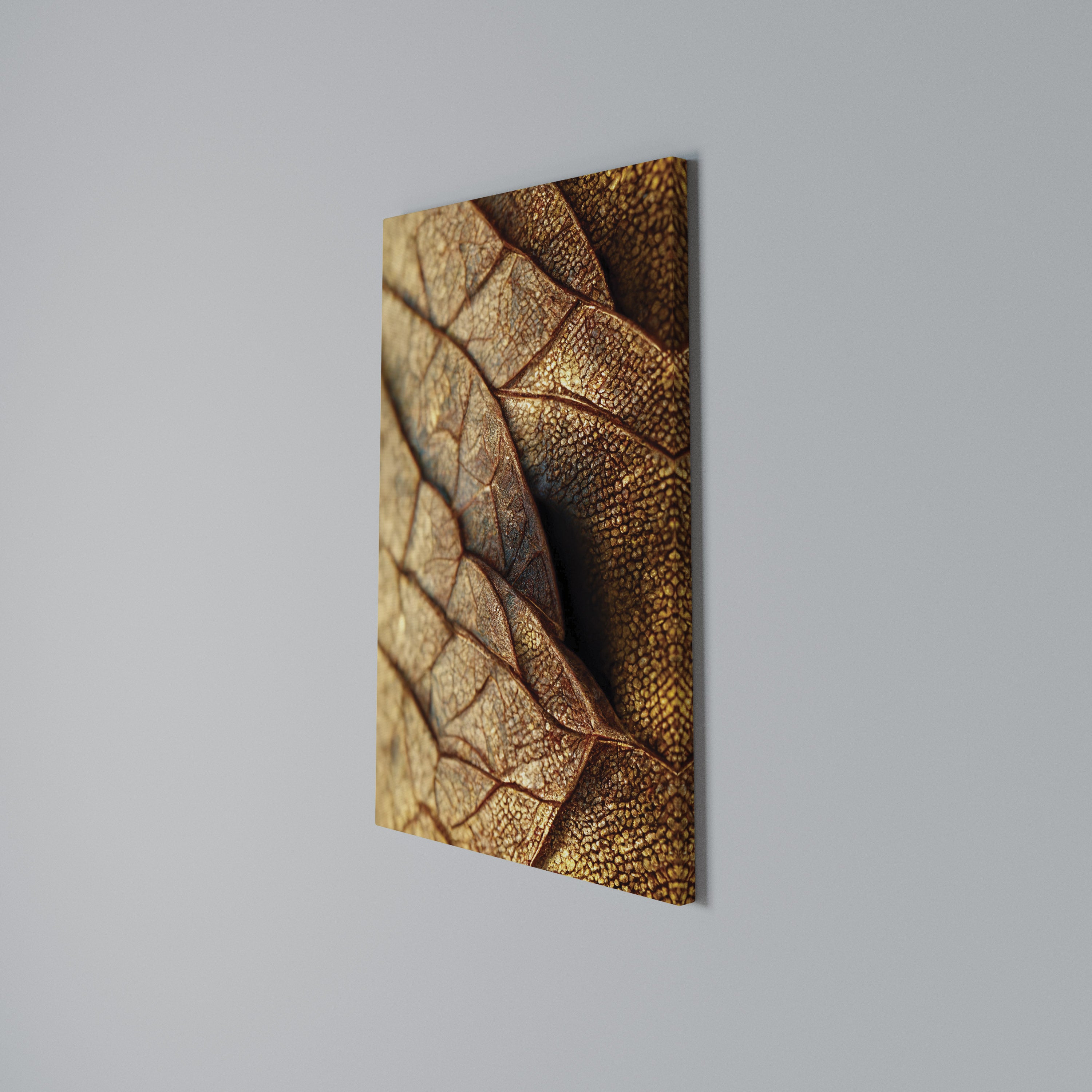 RUSTIC TEXTURE STUDY Vertical Canvas Print