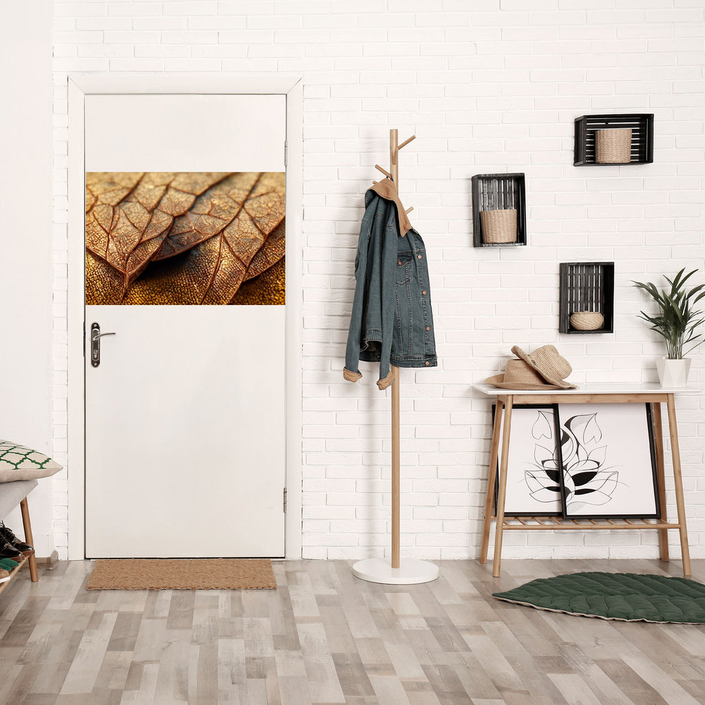 ÉTUDE DE TEXTURE RUSTIQUE Affiche horizontale autocollante