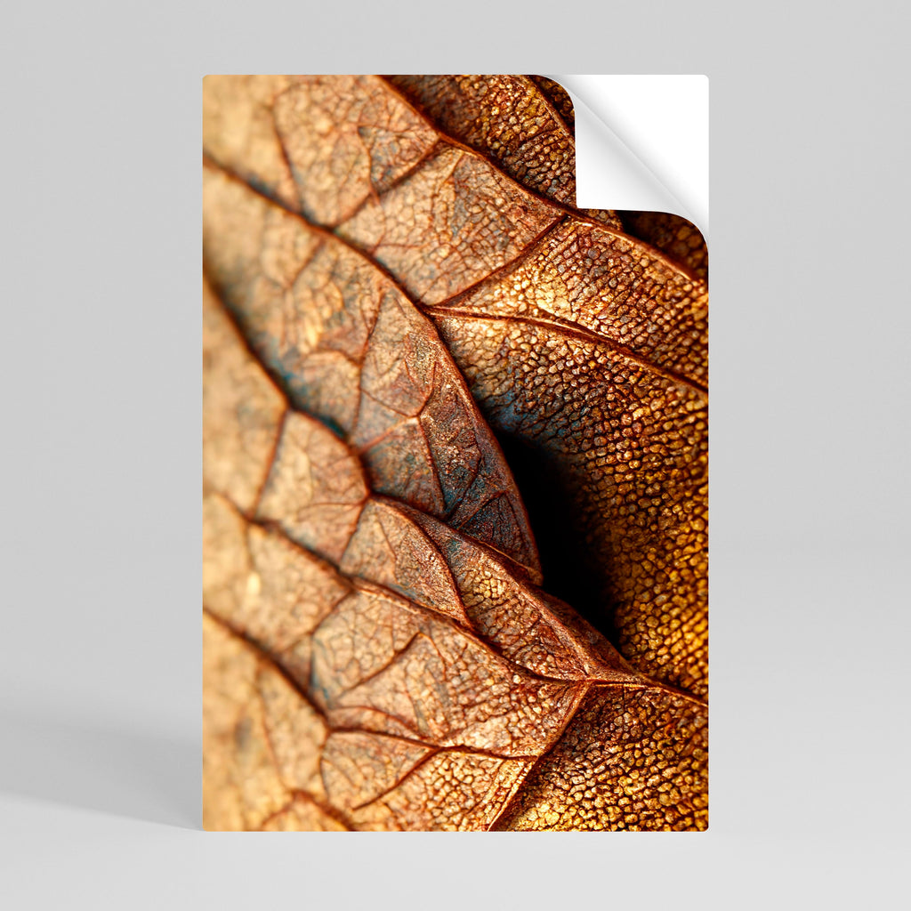 ÉTUDE DE TEXTURE RUSTIQUE Affiche verticale autocollante