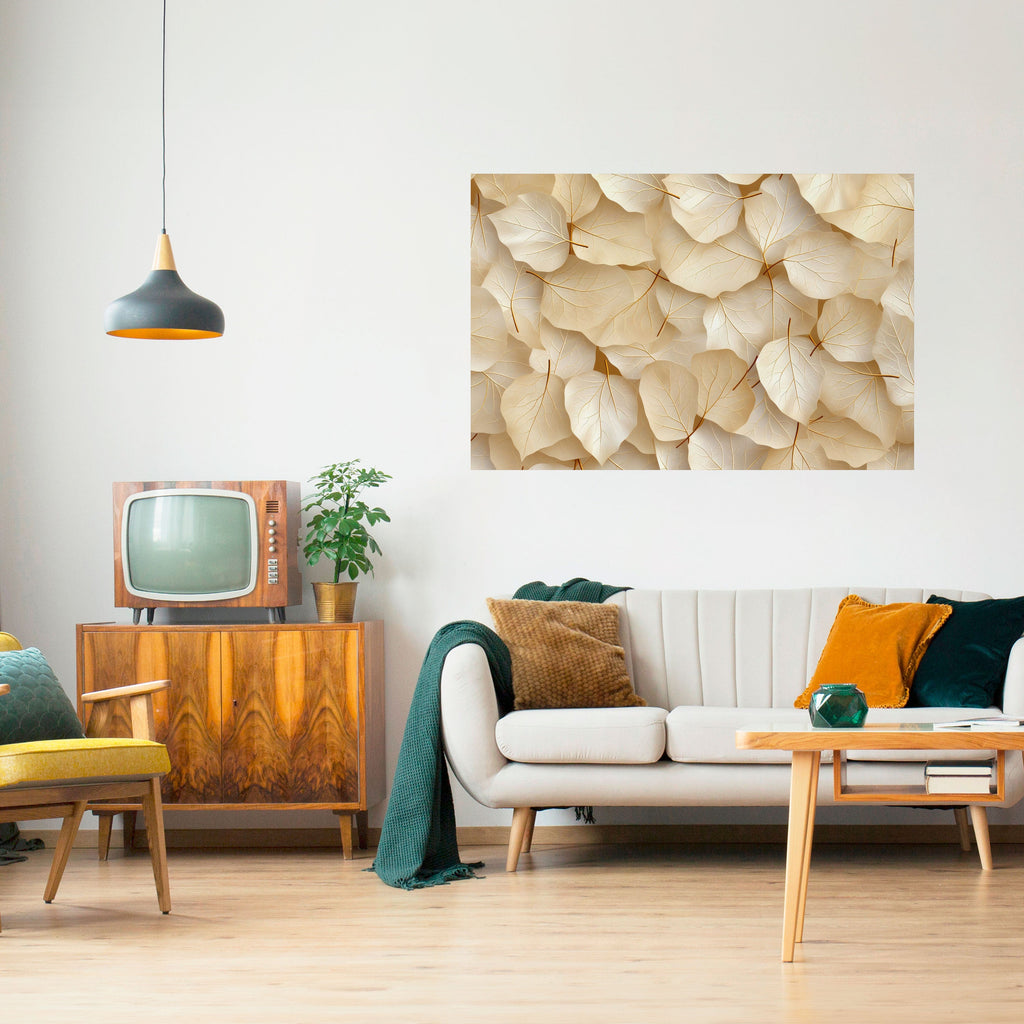 VELLUM LEAF SYMPHONY Peel and Stick Horizontal Poster