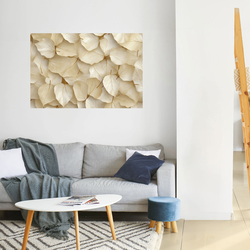 VELLUM LEAF SYMPHONY Peel and Stick Horizontal Poster