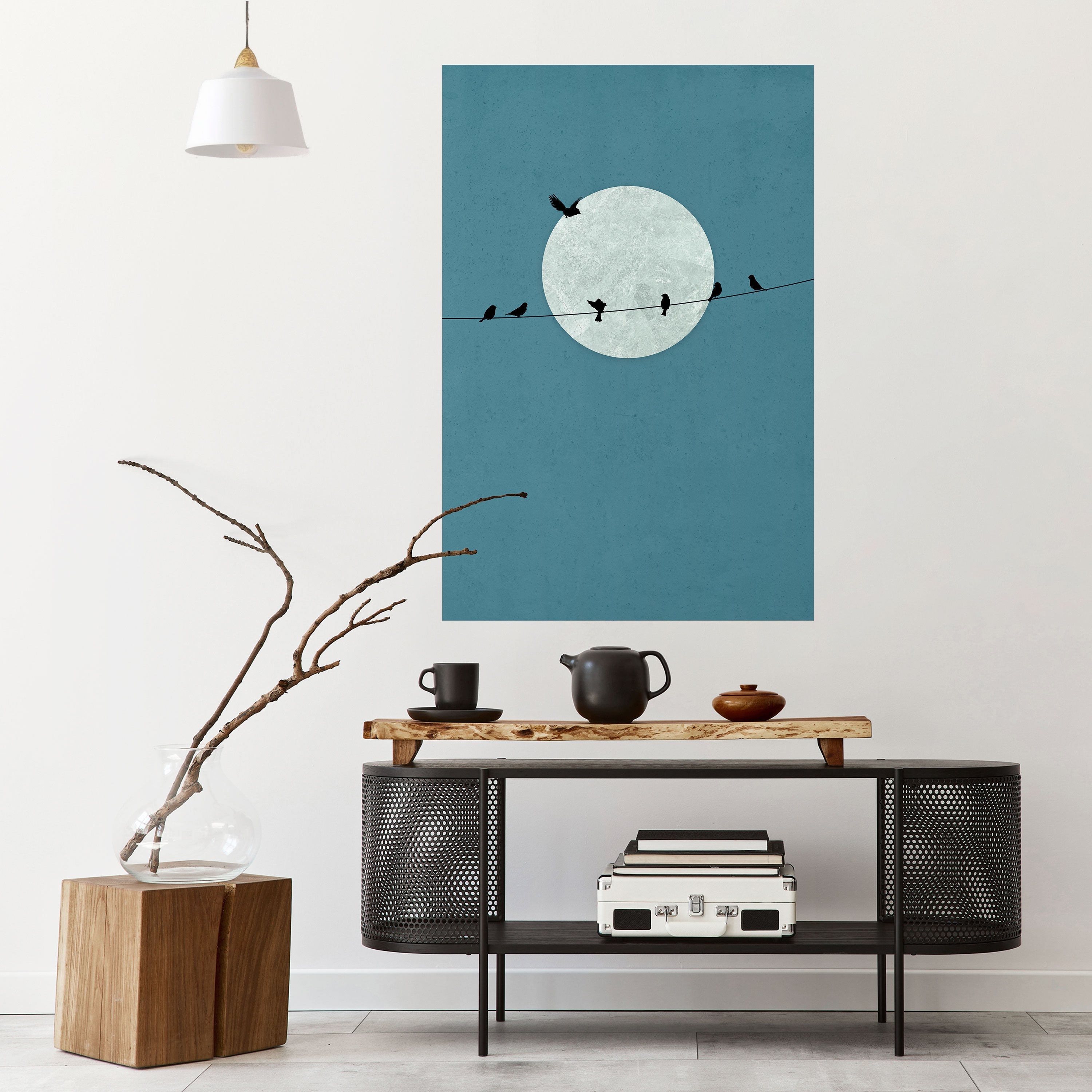 Affiche verticale autocollante MOONLIT REST