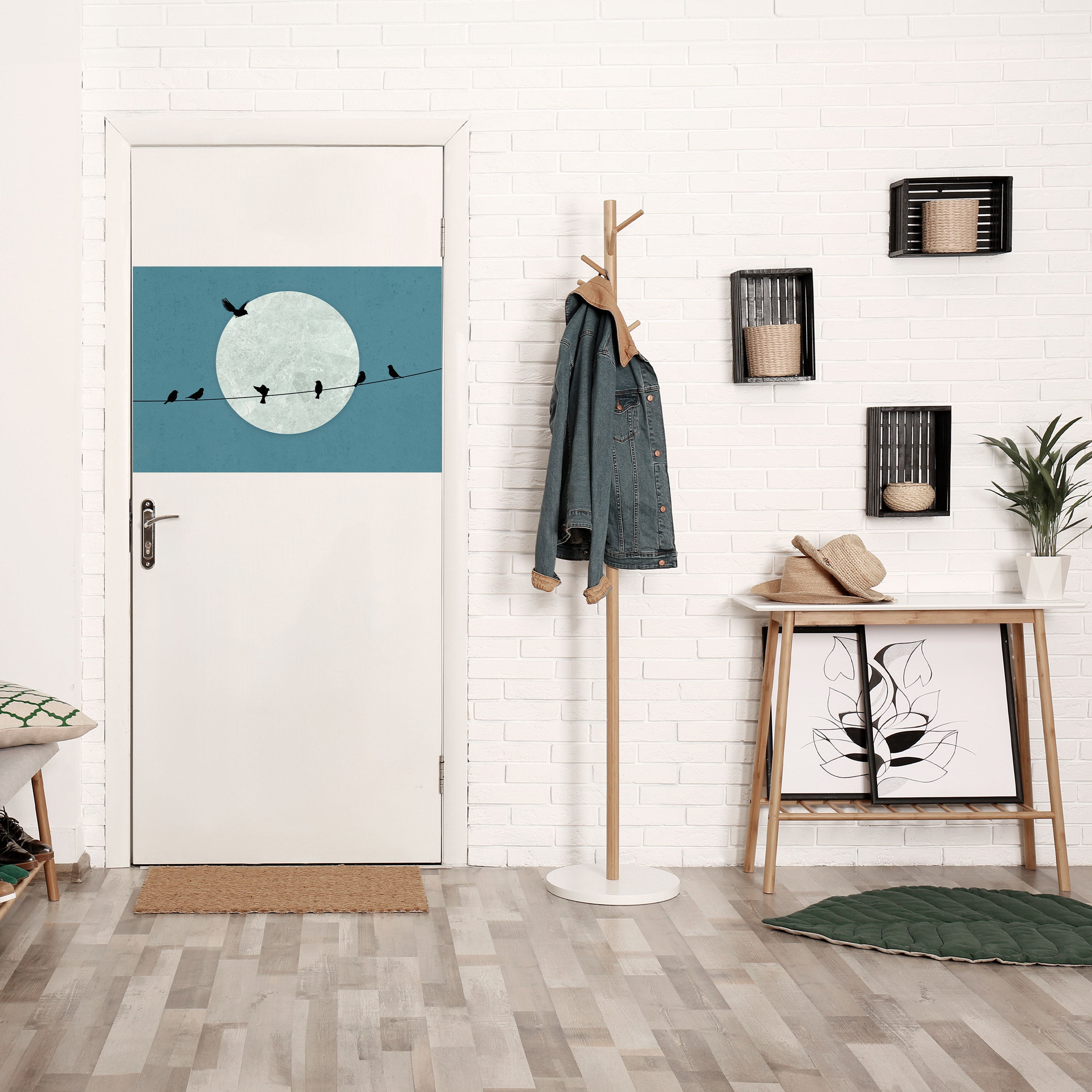 Affiche horizontale autocollante MOONLIT REST