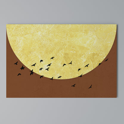 MOONLIT MIGRATION Horizontal Canvas Print