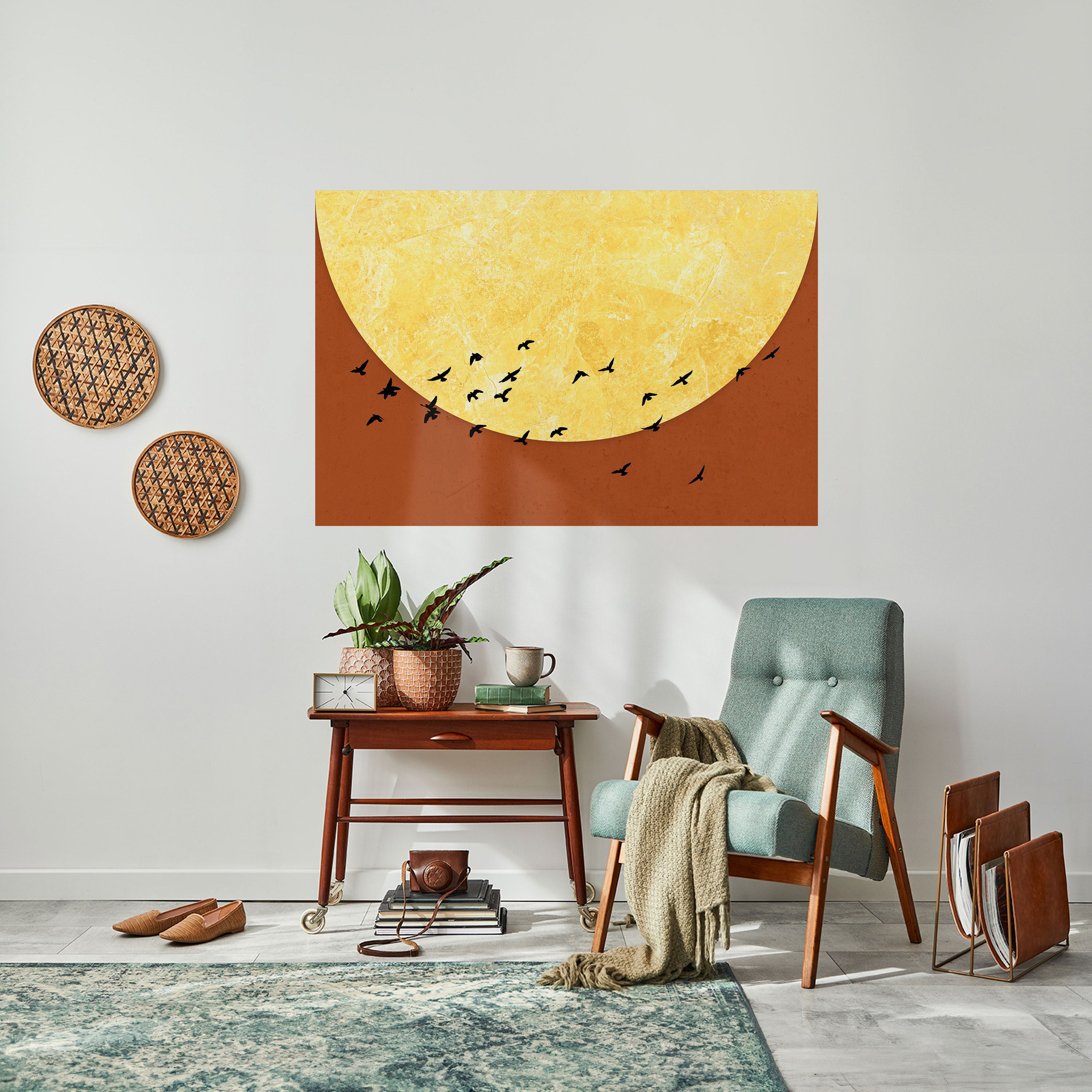 Affiche horizontale autocollante MOONLIGHT MIGRATION