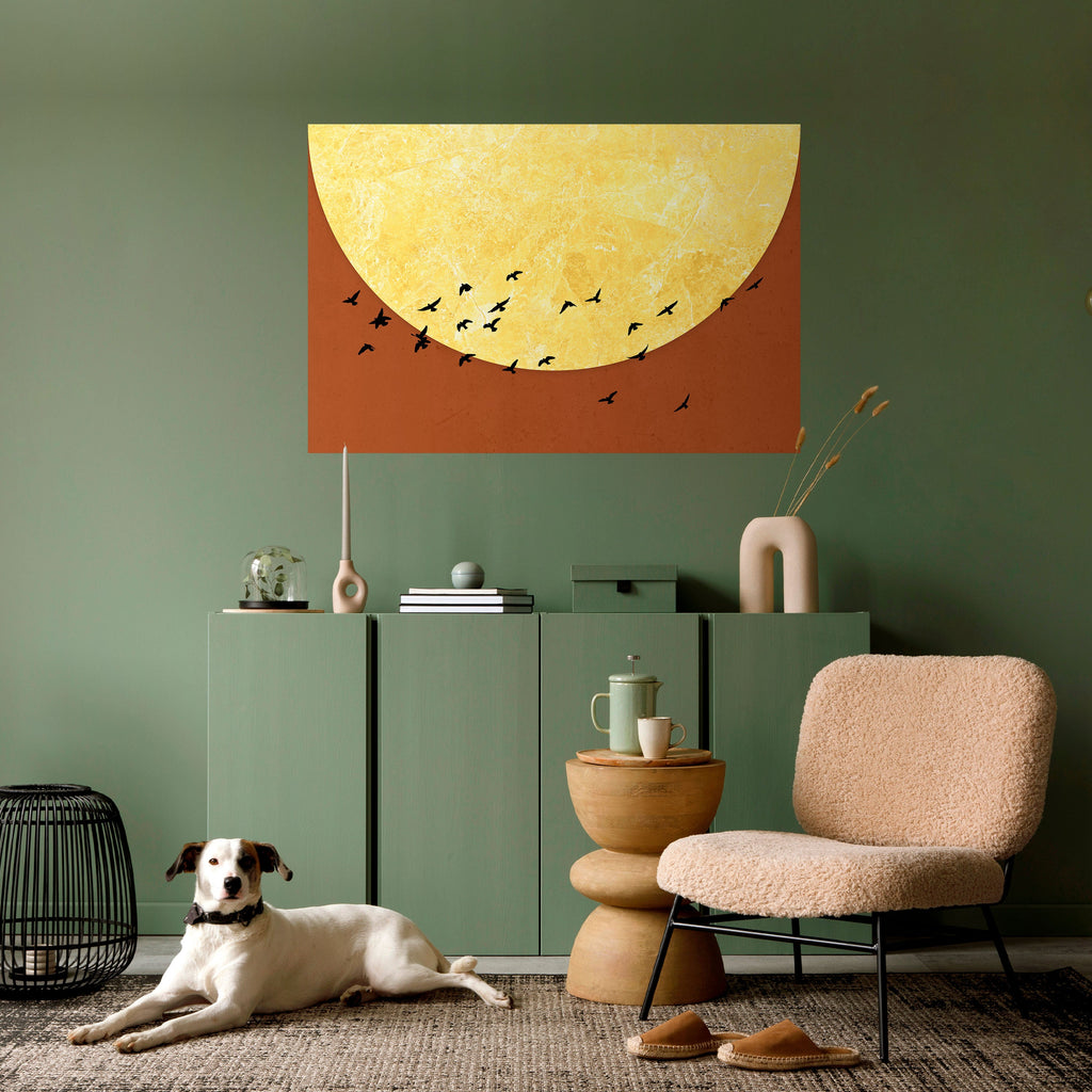 Affiche horizontale autocollante MOONLIGHT MIGRATION