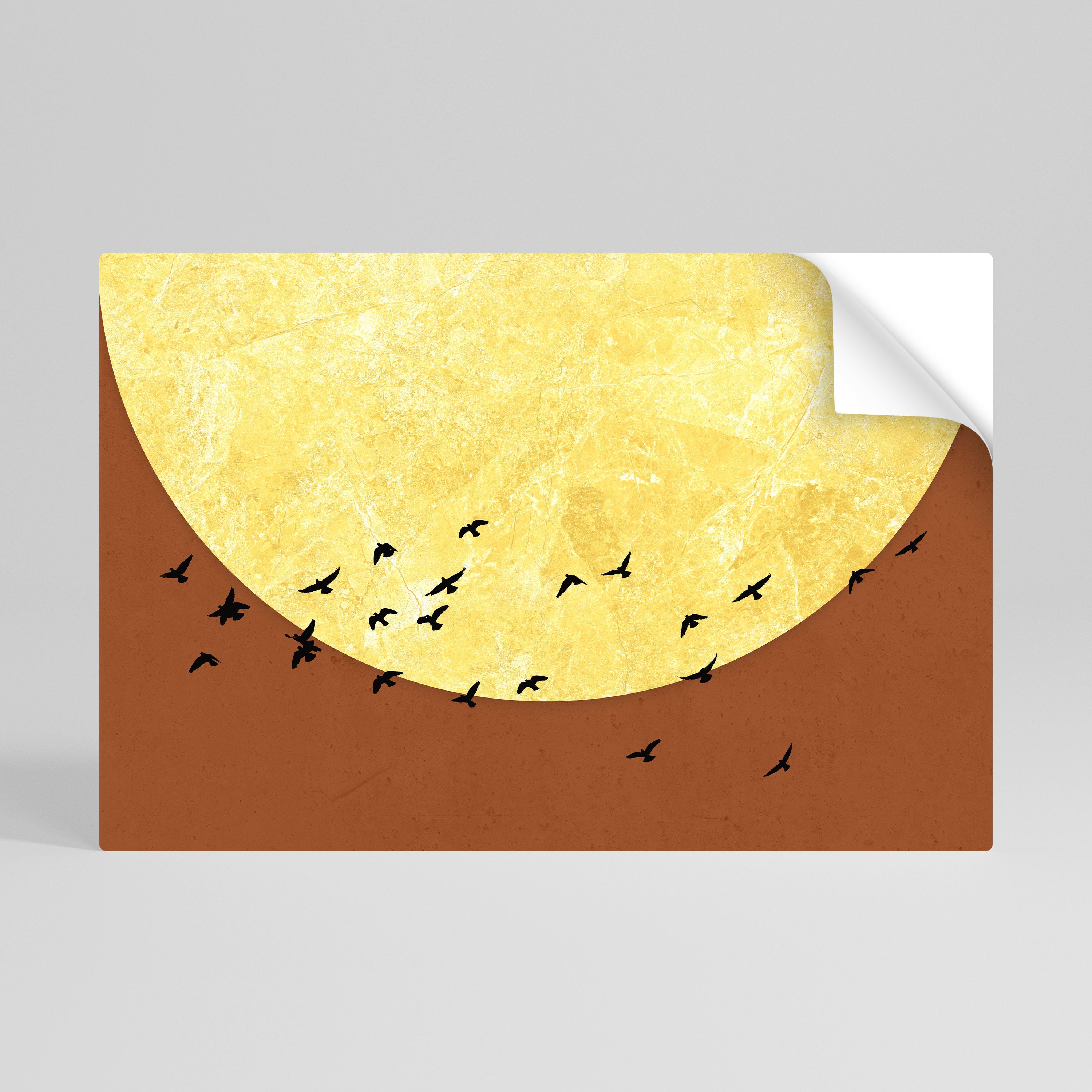 Affiche horizontale autocollante MOONLIGHT MIGRATION