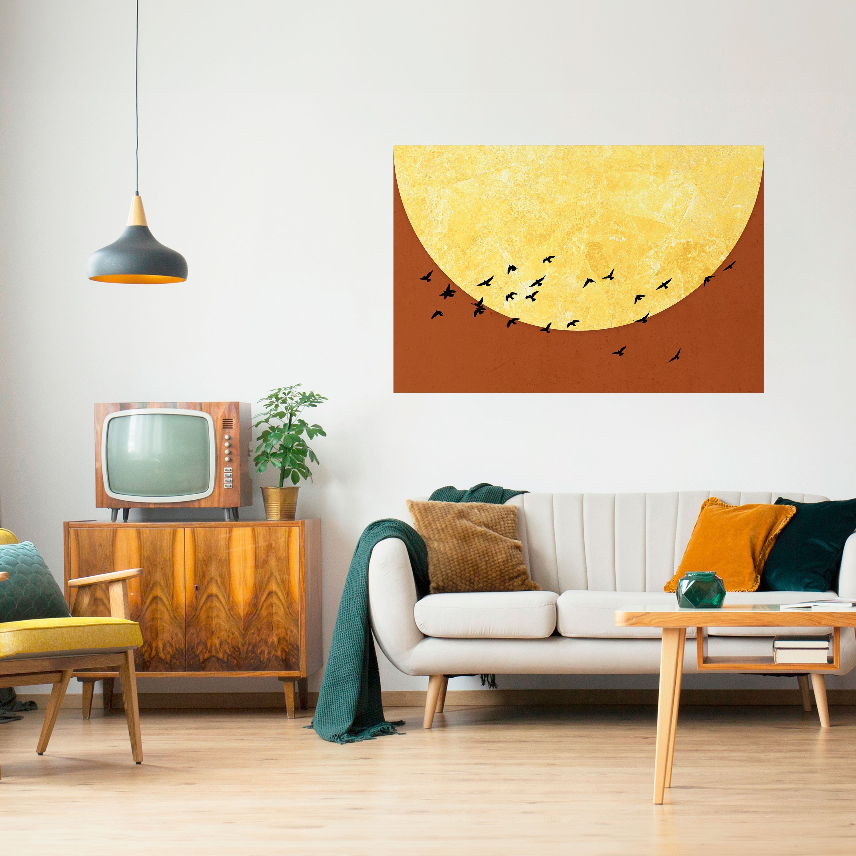 Affiche horizontale autocollante MOONLIGHT MIGRATION