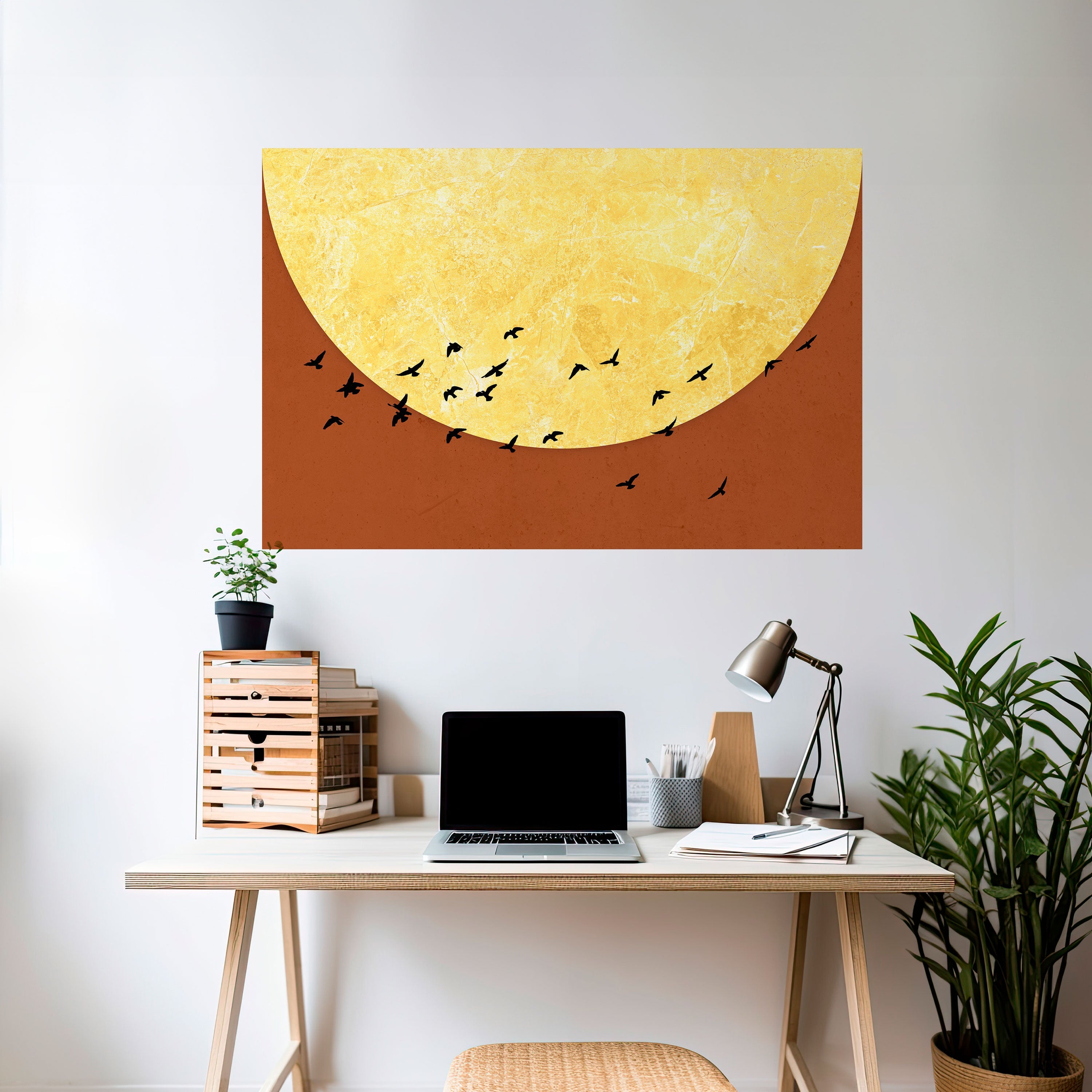 Affiche horizontale autocollante MOONLIGHT MIGRATION