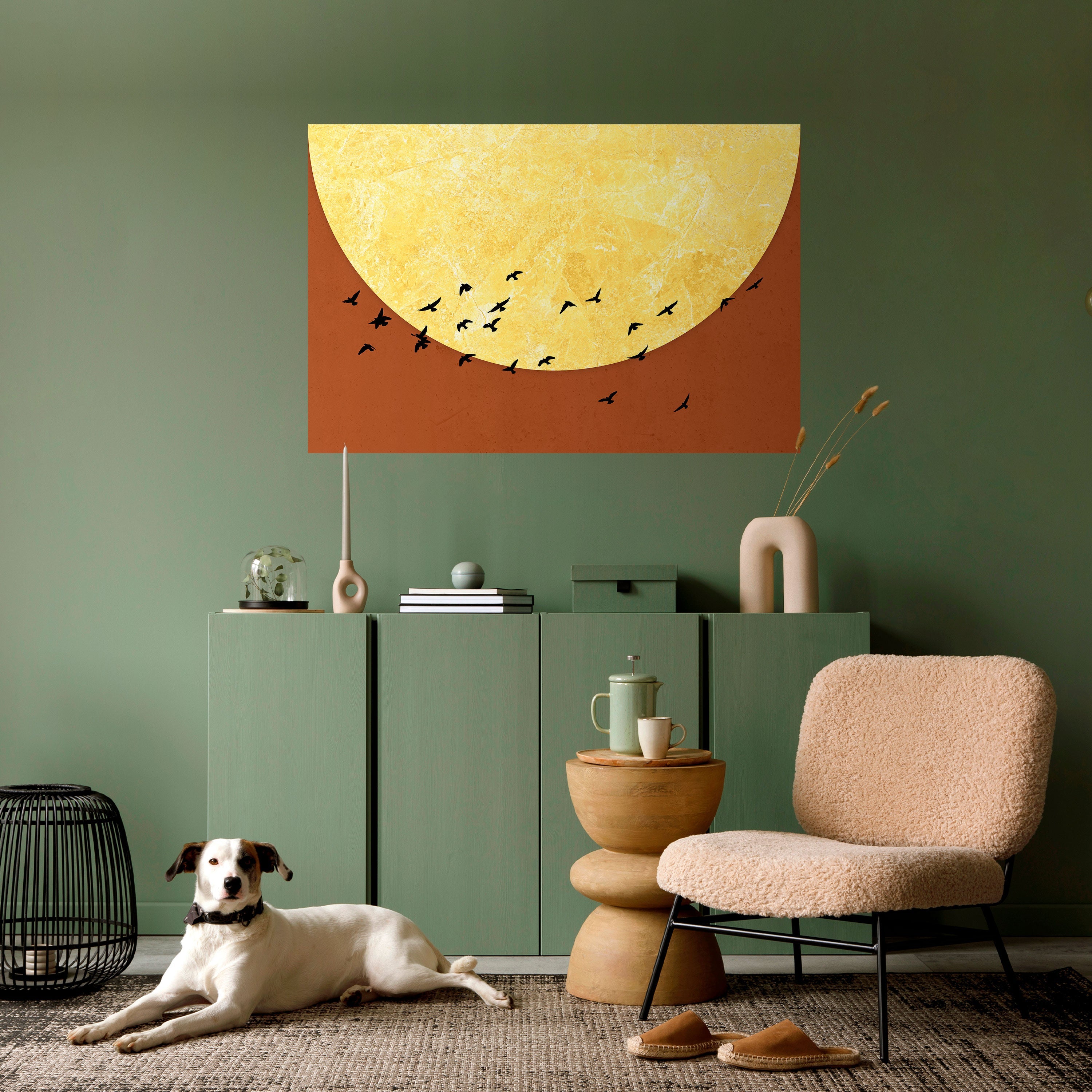 Affiche horizontale autocollante MOONLIGHT MIGRATION