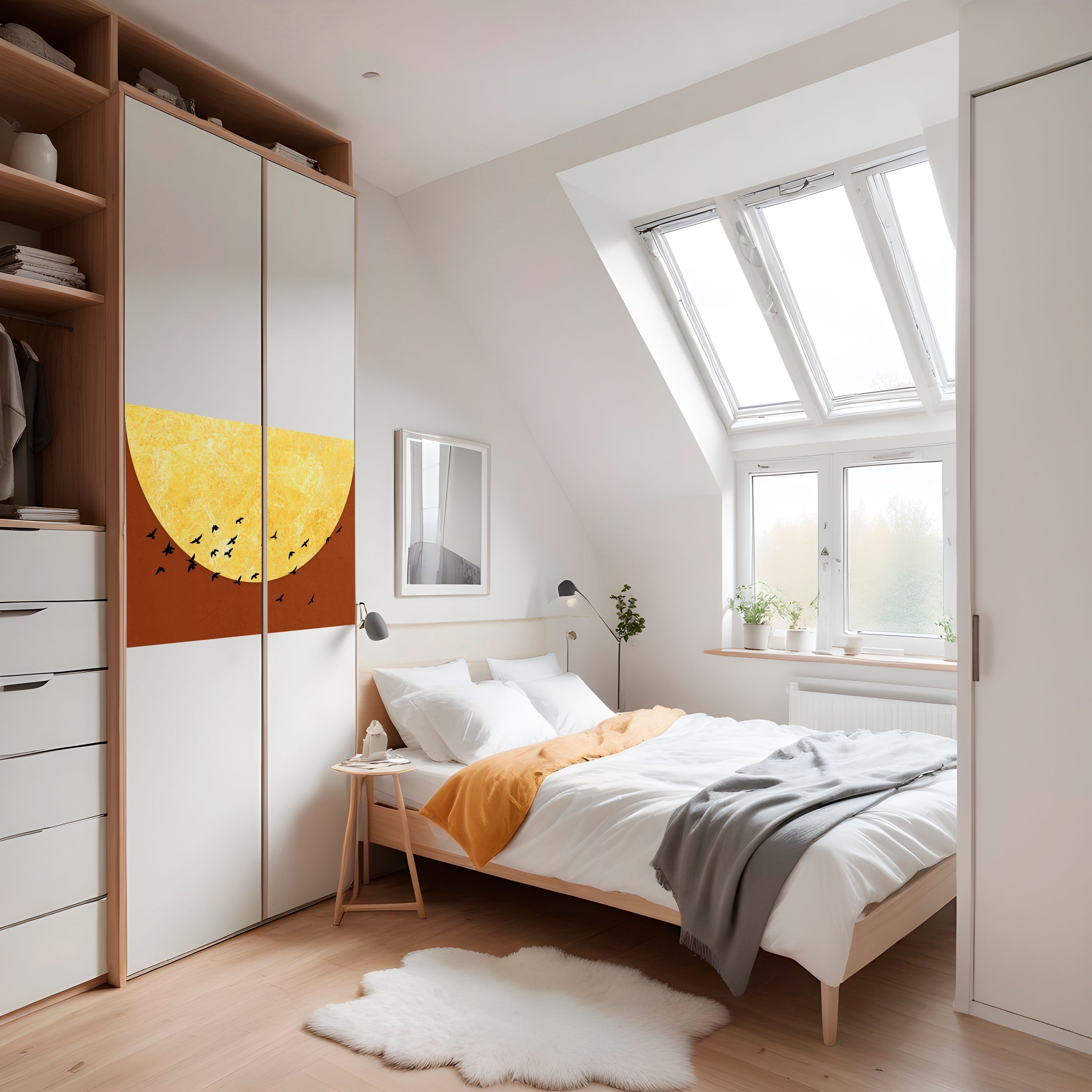 Affiche horizontale autocollante MOONLIGHT MIGRATION