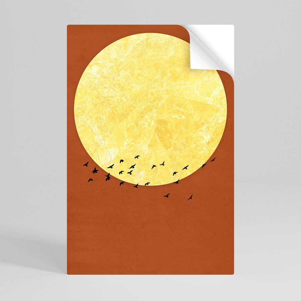 Affiche verticale autocollante MOONLIGHT MIGRATION