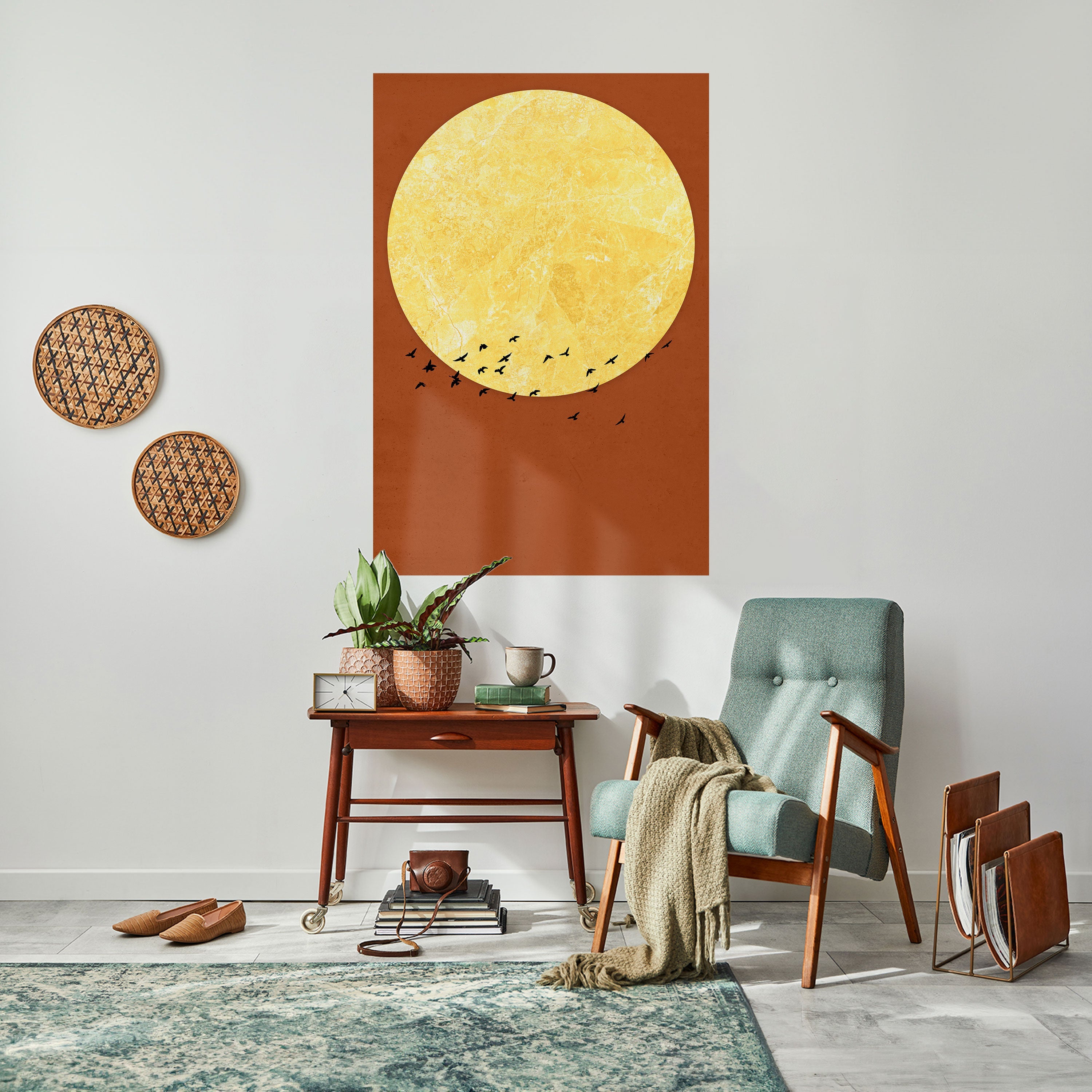 Affiche verticale autocollante MOONLIGHT MIGRATION