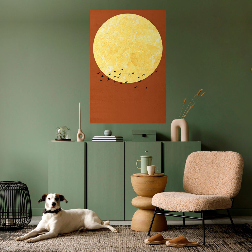 Affiche verticale autocollante MOONLIGHT MIGRATION