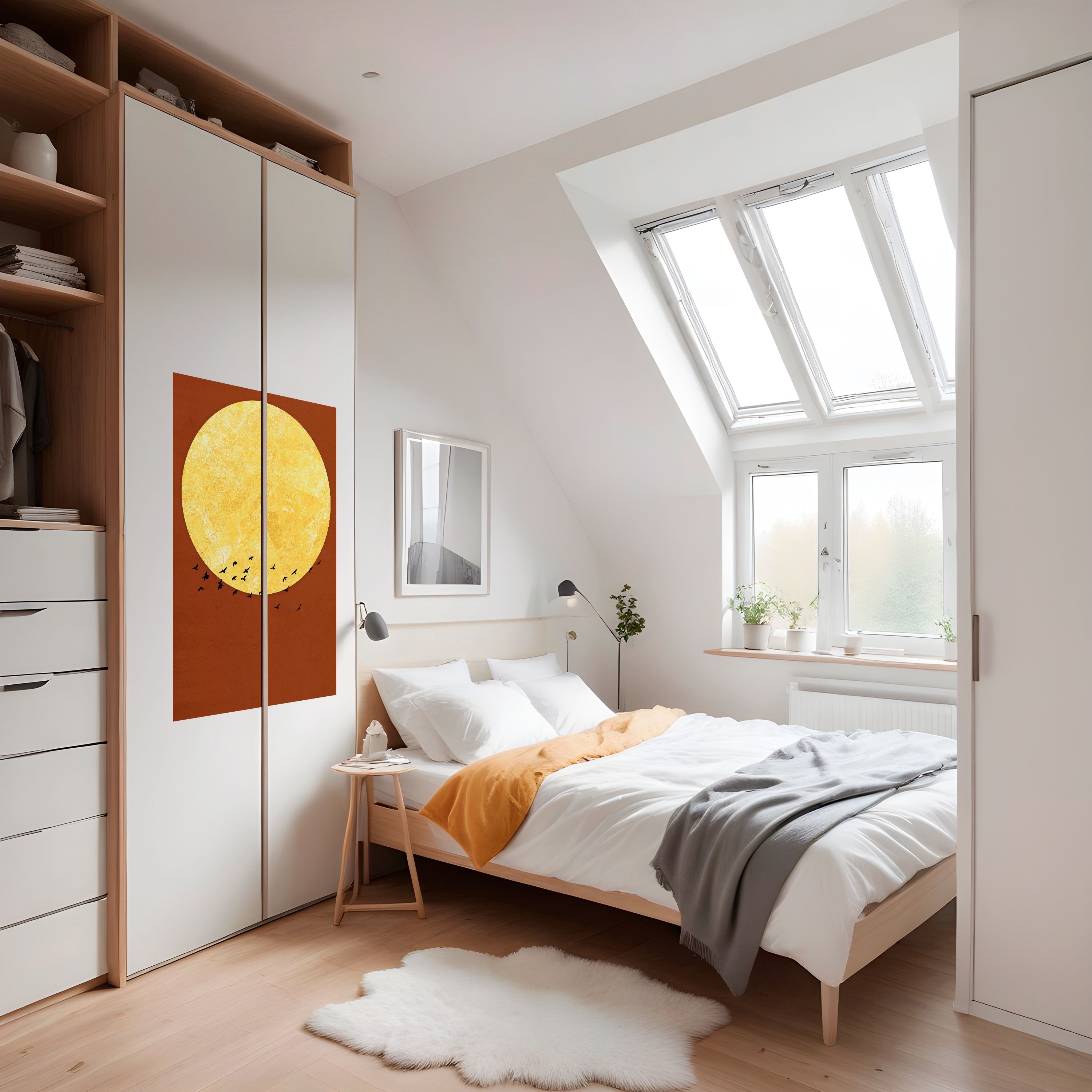 Affiche verticale autocollante MOONLIGHT MIGRATION