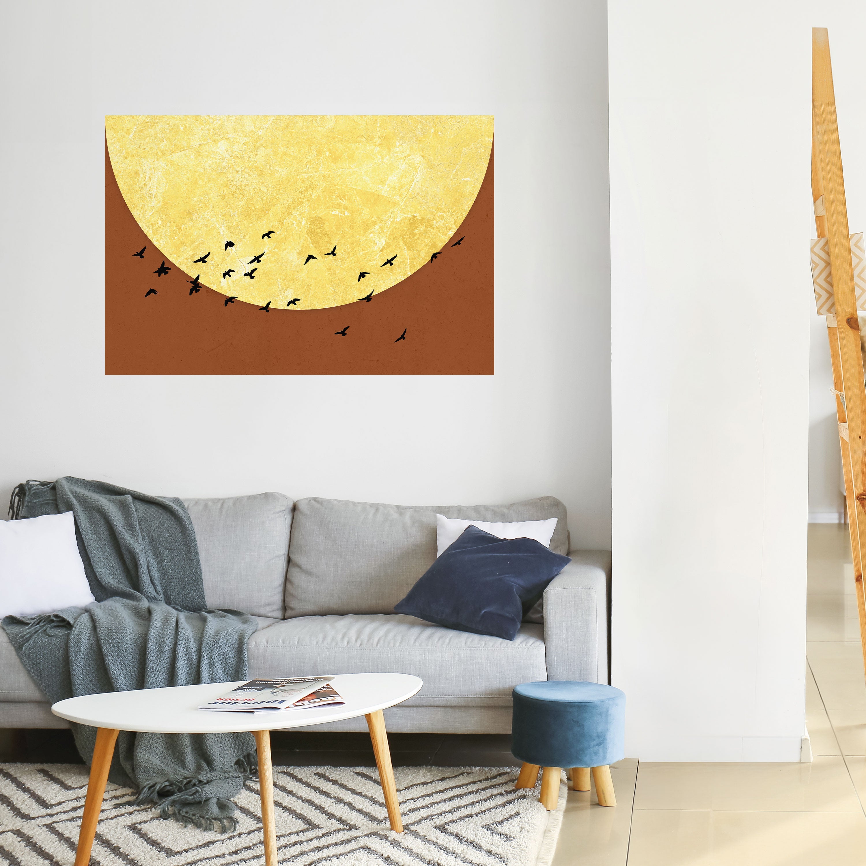 Affiche horizontale autocollante MOONLIGHT MIGRATION