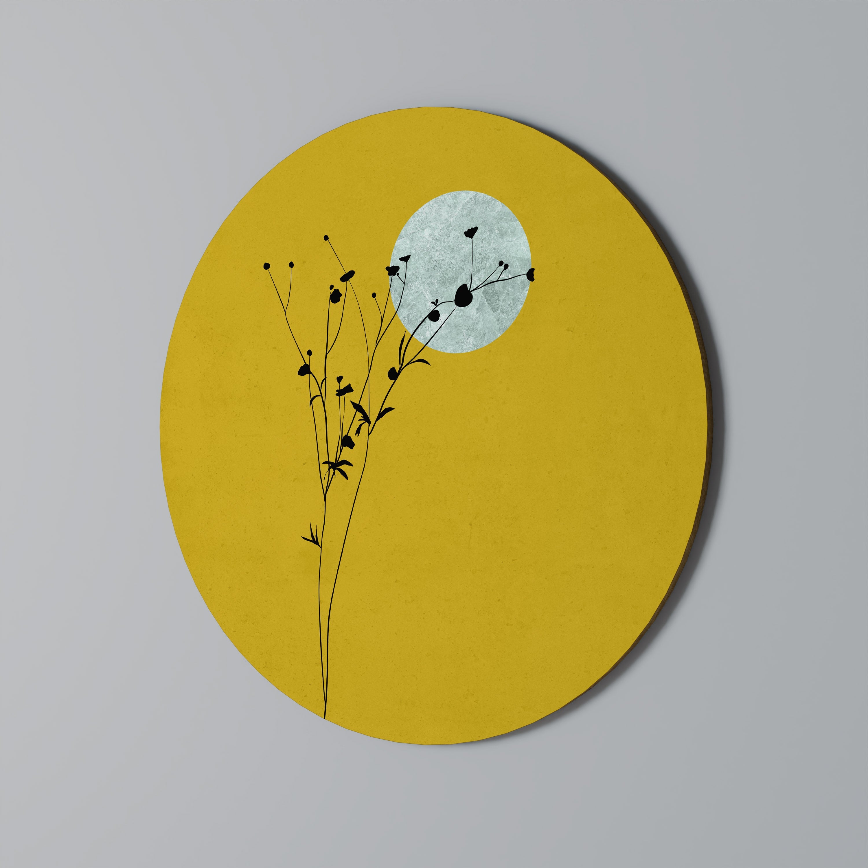 Lève-toi dans la lumière Art mural rond