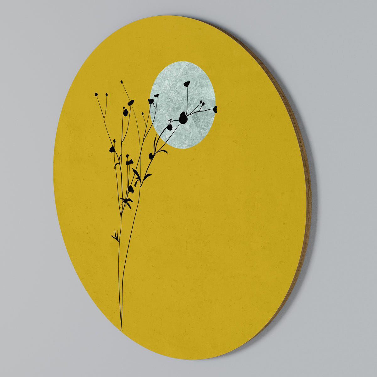 RISE IN THE LIGHT Round Wall Art