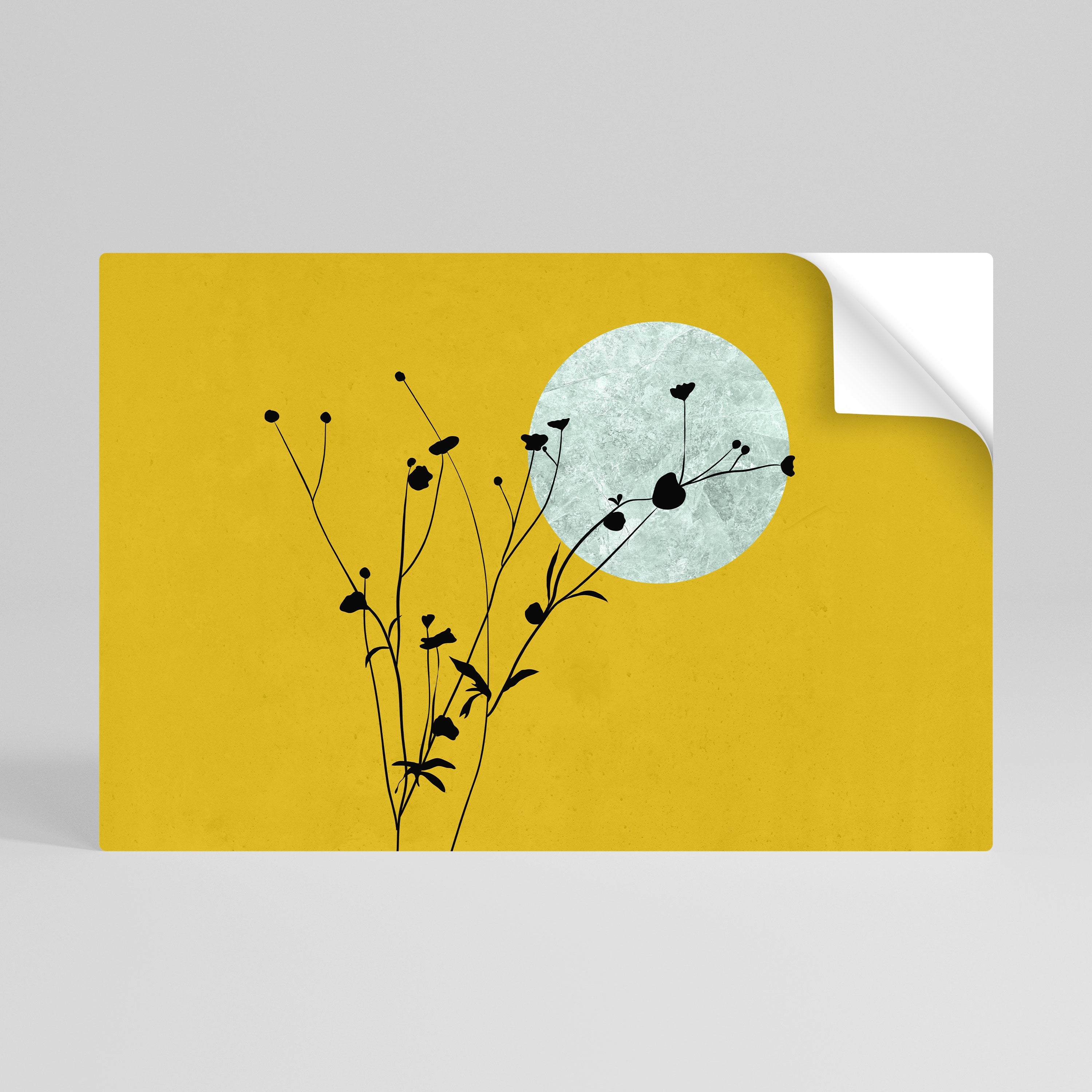 Affiche horizontale autocollante RISE IN THE LIGHT