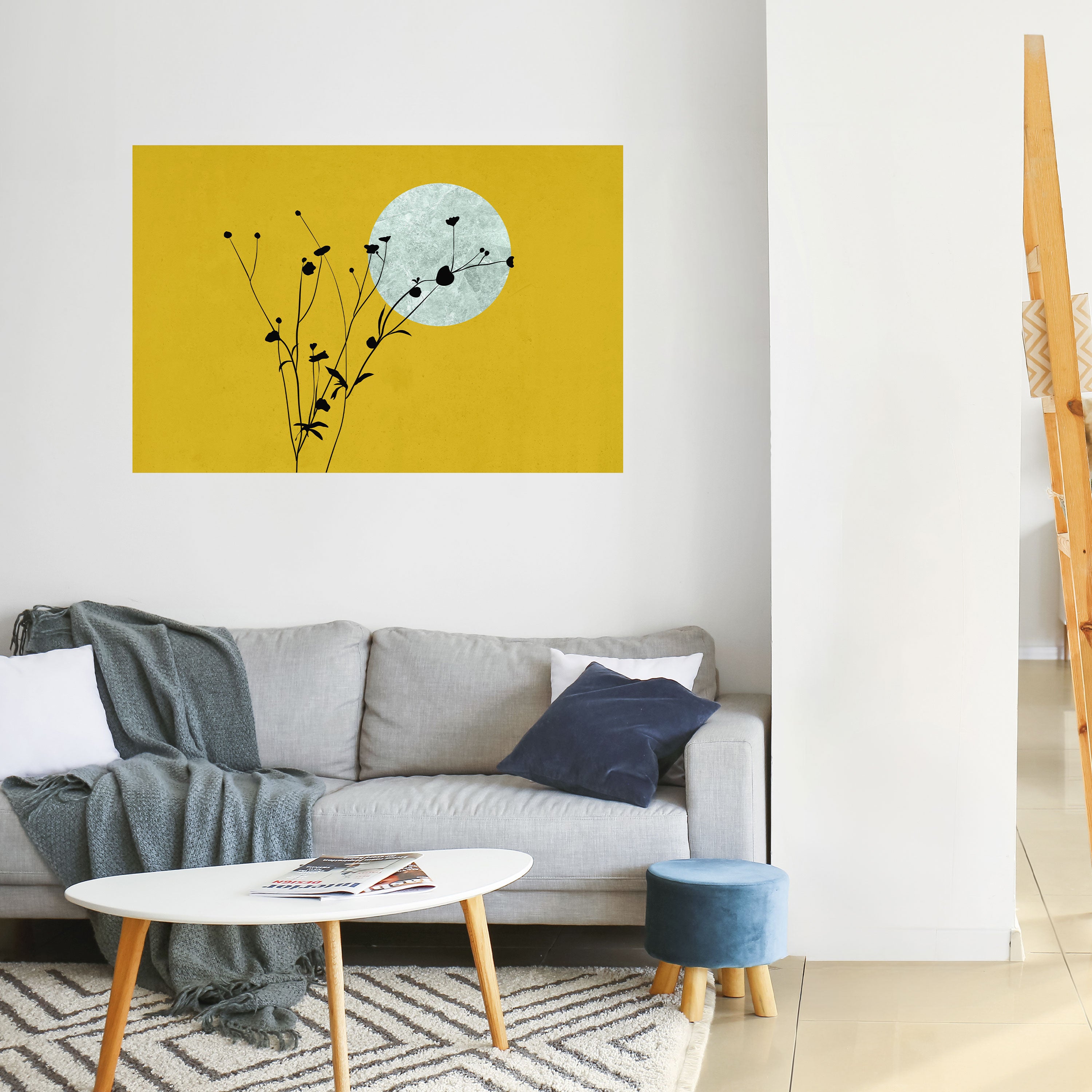 Affiche horizontale autocollante RISE IN THE LIGHT