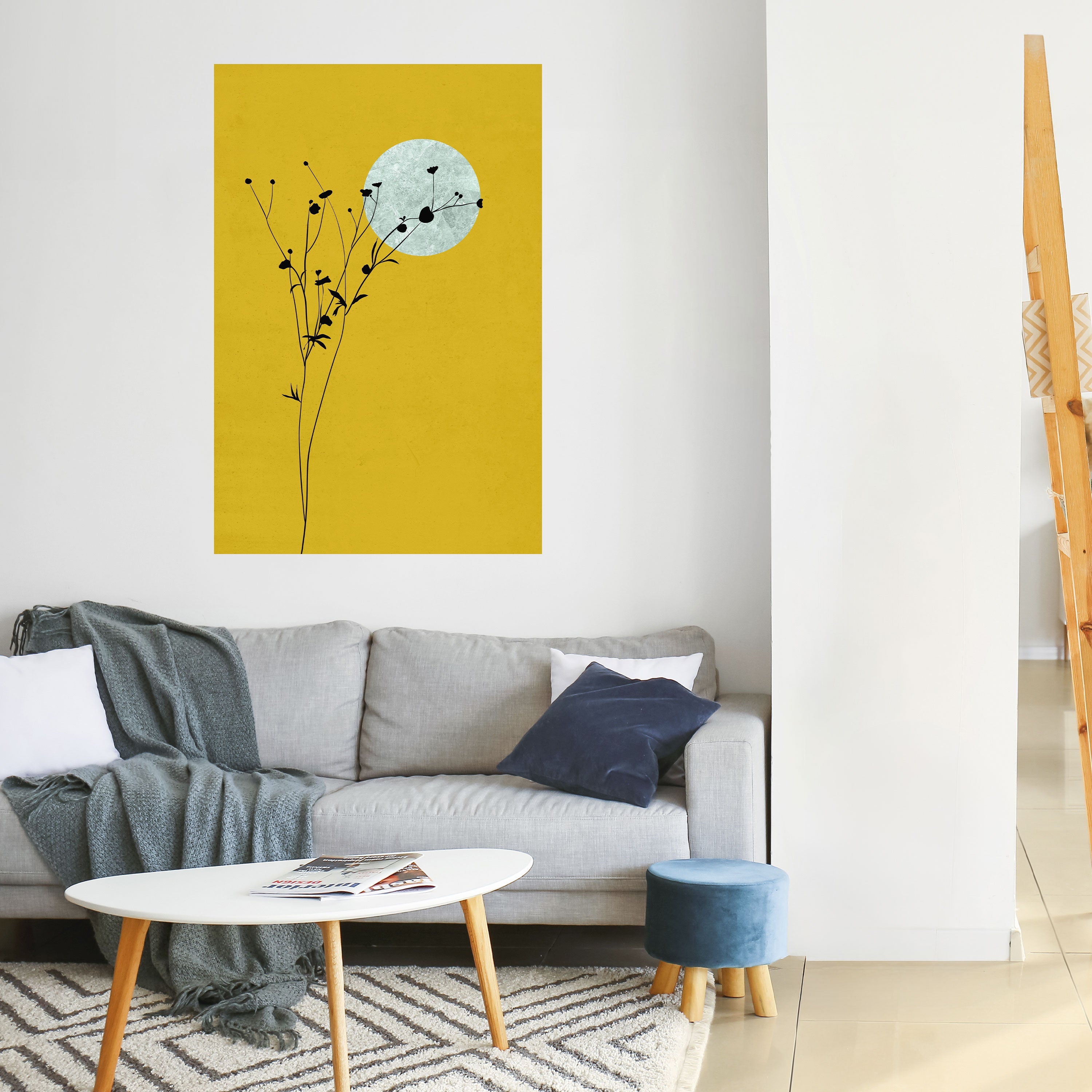 Affiche verticale autocollante « RISE IN THE LIGHT »