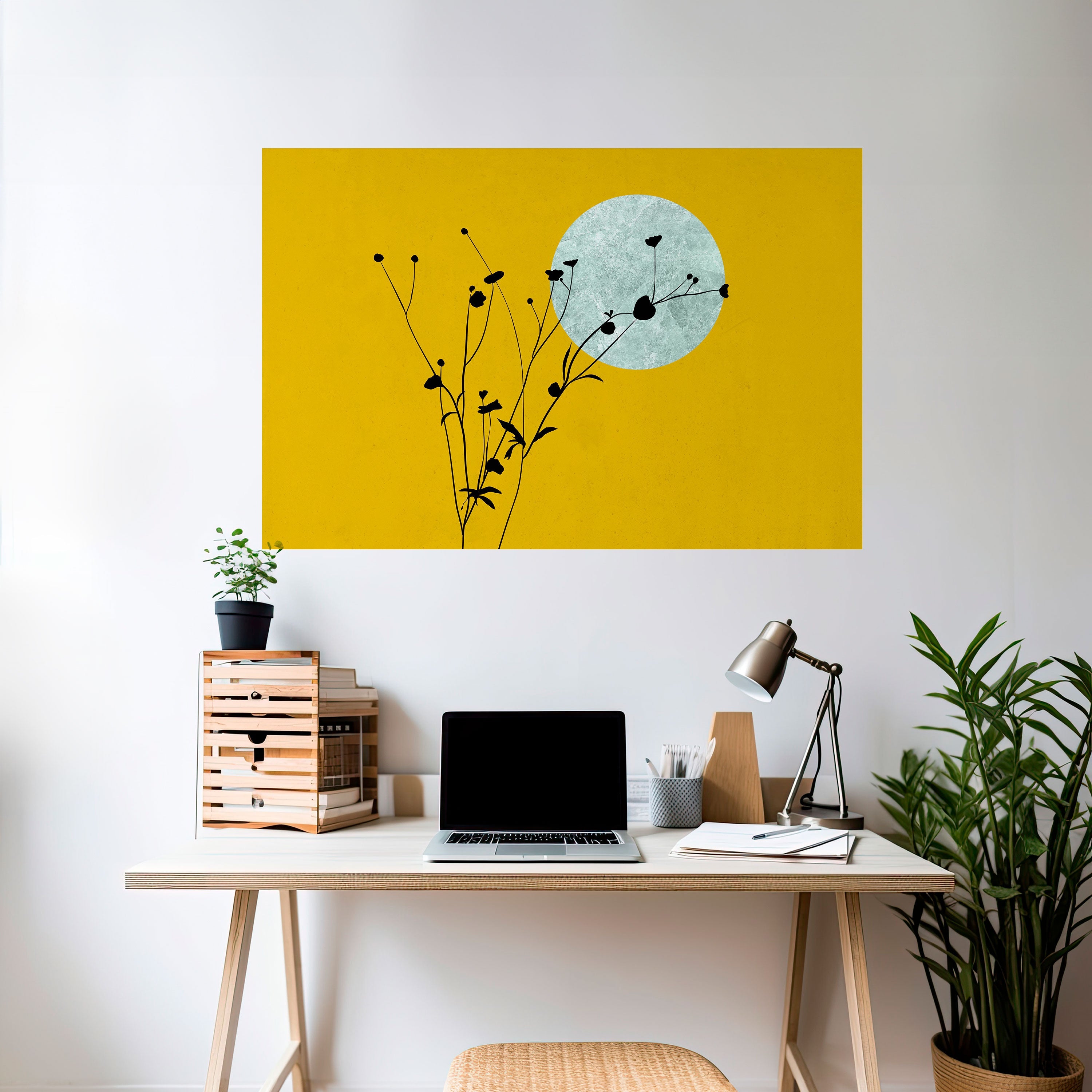 Affiche horizontale autocollante RISE IN THE LIGHT