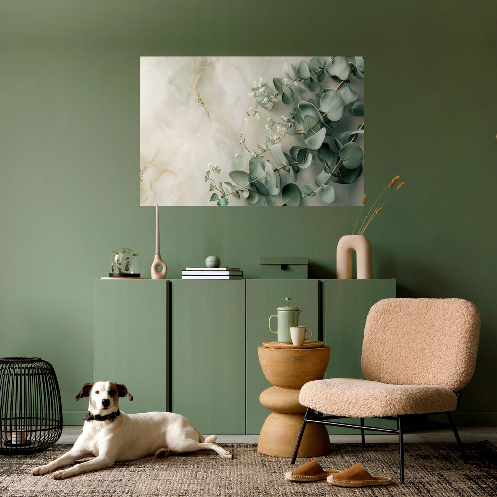 Affiche horizontale autocollante « ELEGANT LEAF BALLET »