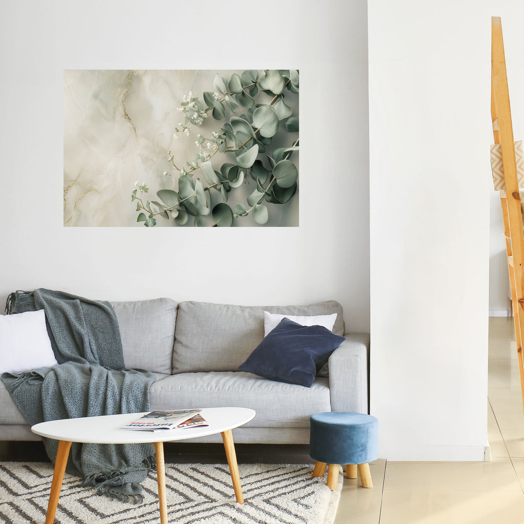 Affiche horizontale autocollante « ELEGANT LEAF BALLET »