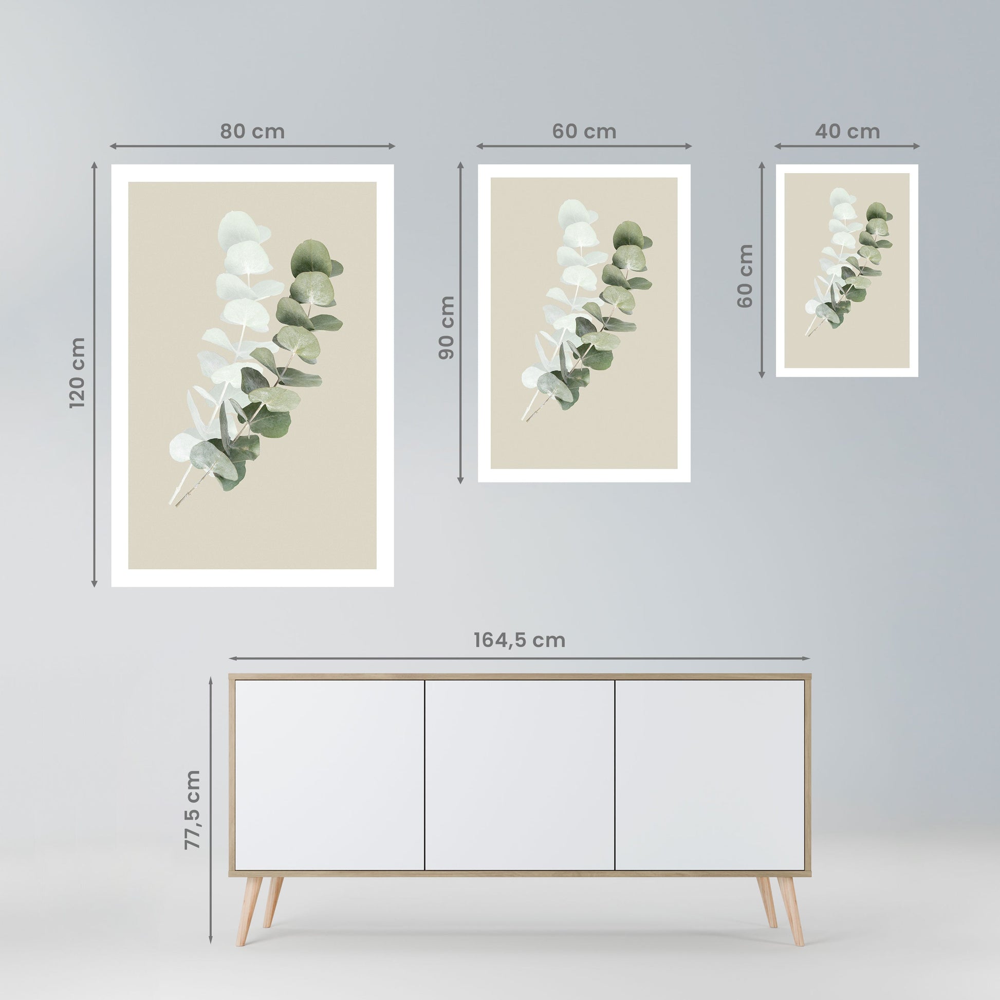 Affiche verticale autocollante « NATURE TRANSLUCIDE »