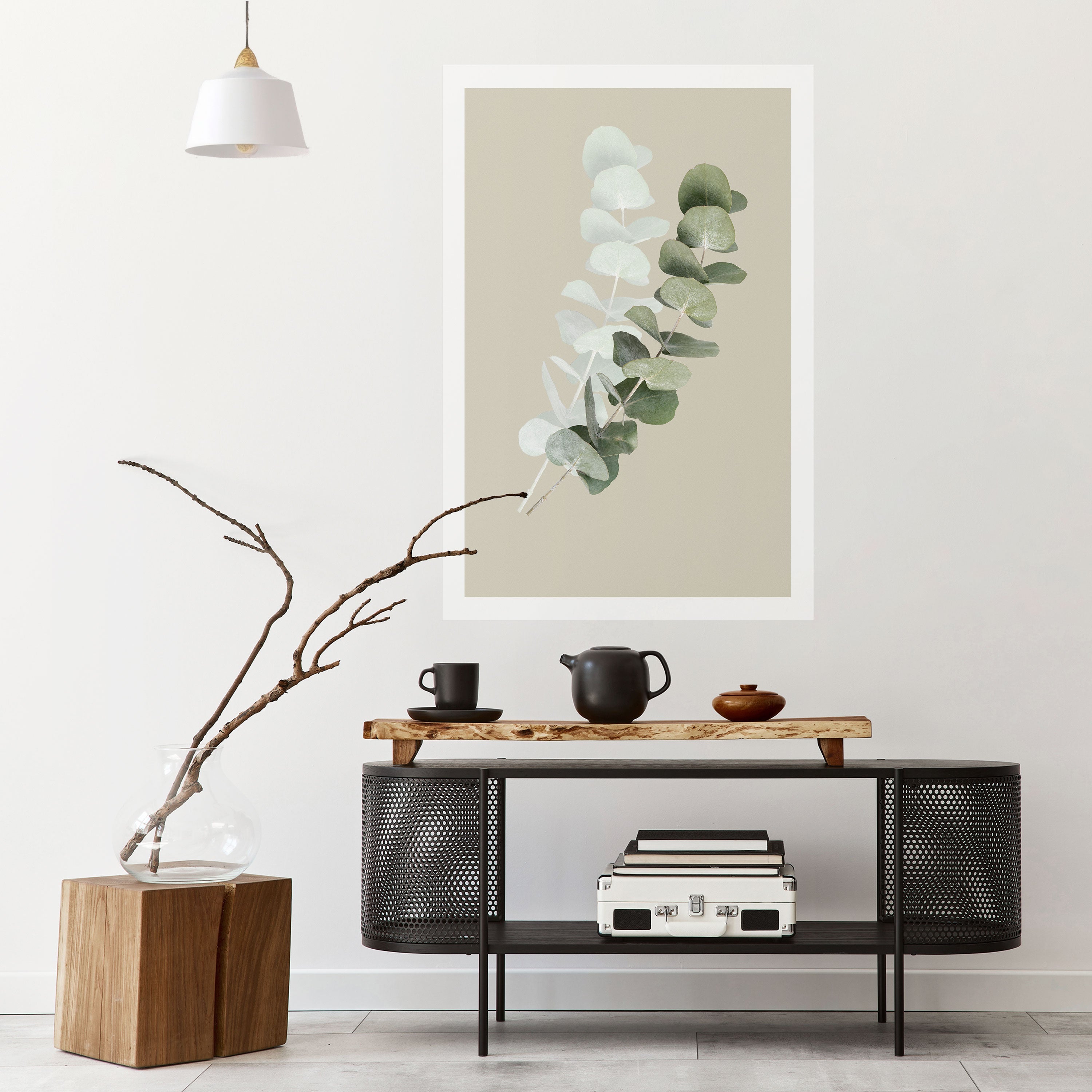 Affiche verticale autocollante « NATURE TRANSLUCIDE »