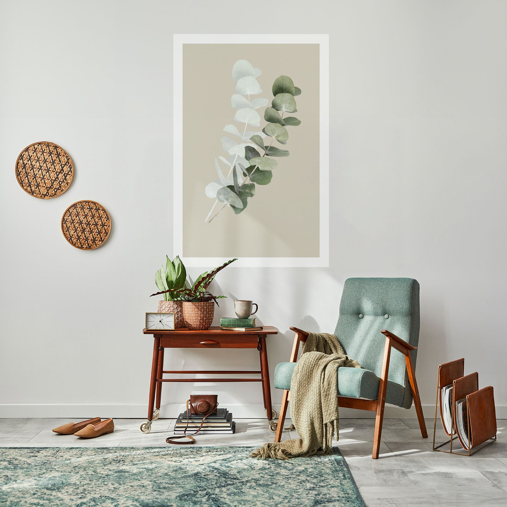 Affiche verticale autocollante « NATURE TRANSLUCIDE »
