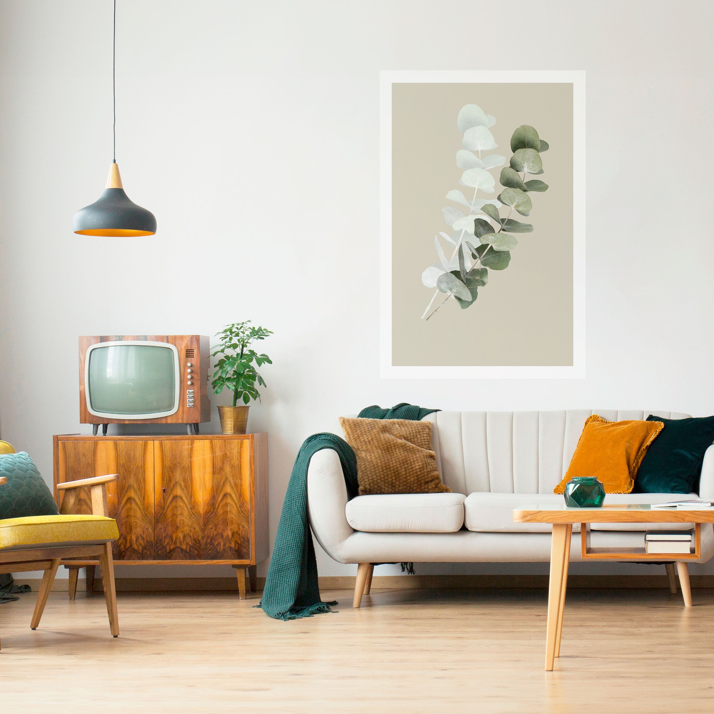 Affiche verticale autocollante « NATURE TRANSLUCIDE »